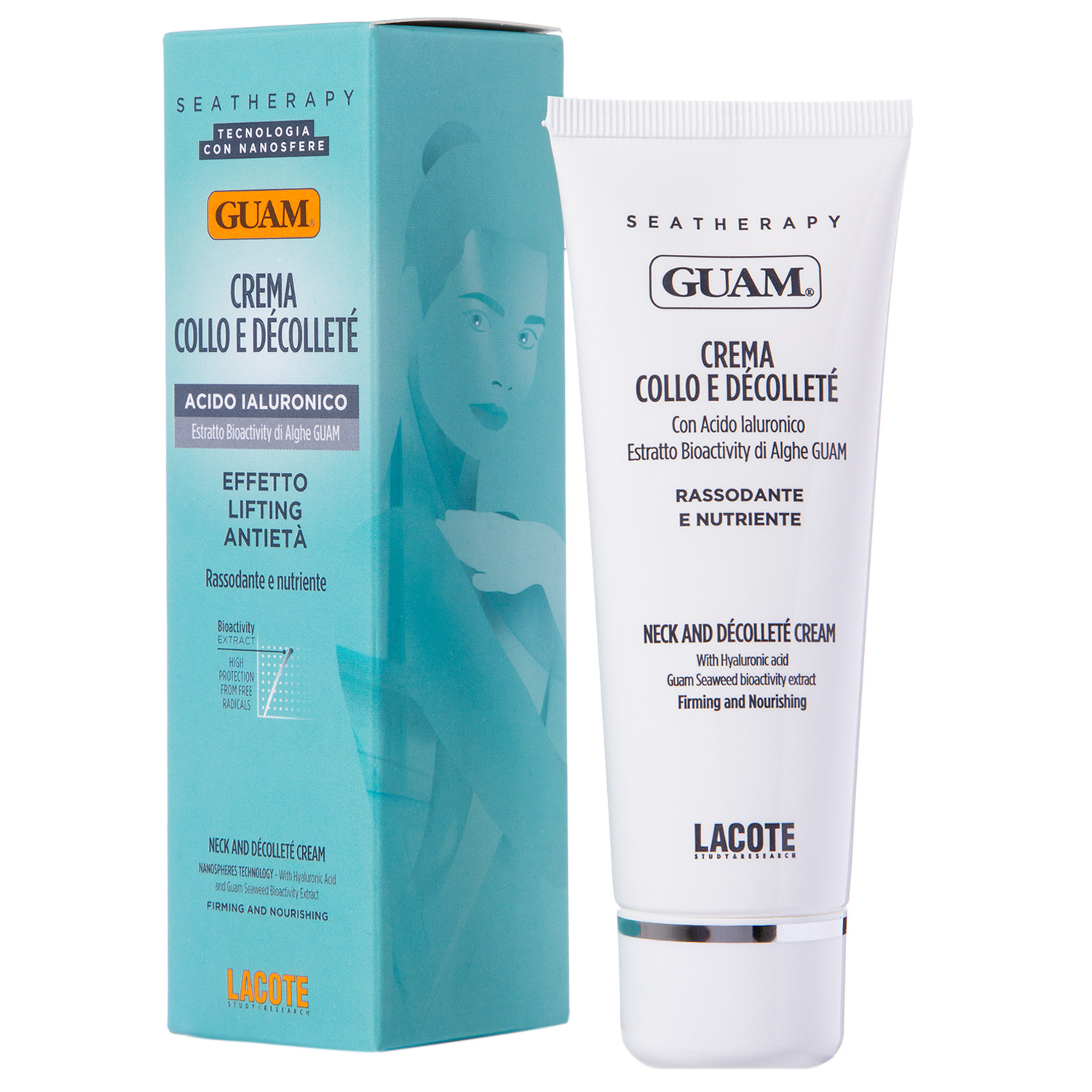 Гуам Крем для области шеи и декольте, 75 мл (Guam, Seatherapy) фото 1