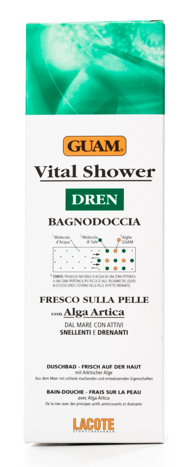 Гуам Гель для душа освежающий с дренажным эффектом Dren, 250 мл (Guam, Dren) фото 1
