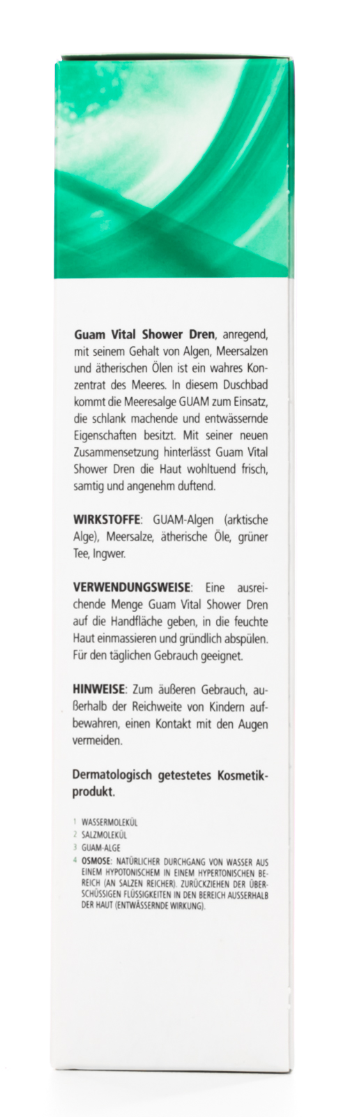 Гуам Гель для душа освежающий с дренажным эффектом Dren, 250 мл (Guam, Dren) фото 3