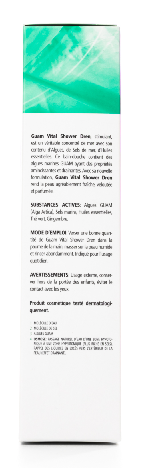 Гуам Гель для душа освежающий с дренажным эффектом Dren, 250 мл (Guam, Dren) фото 5