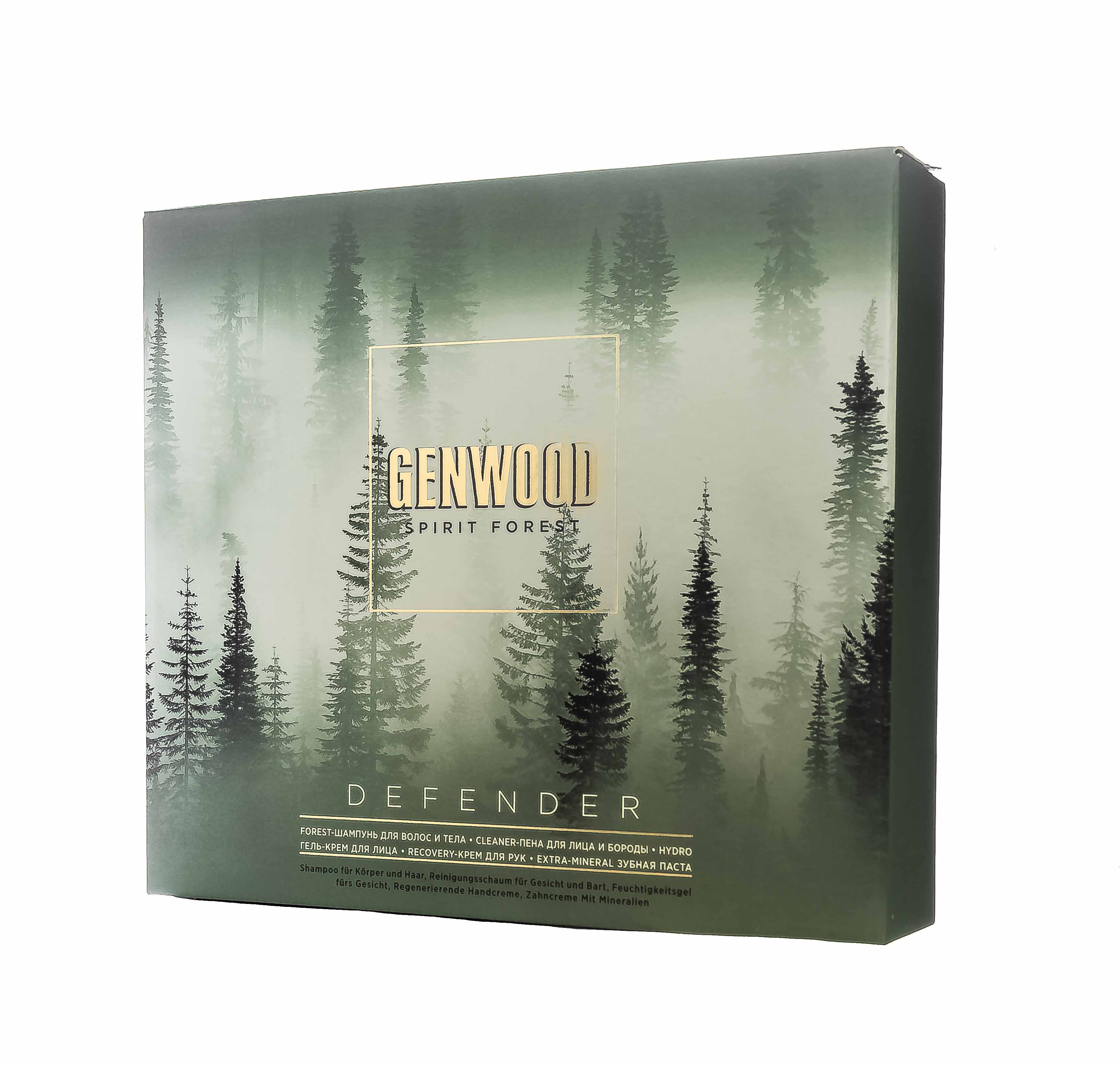 Эстель Набор GENWOOD DEFENDER (шампунь 250 мл, пена 150 мл, гель-крем 50 мл, крем 100 мл, зубная паста 75 мл) (Estel, Genwood) фото 2