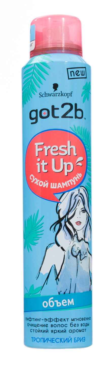  Парфюмированный сухой шампунь Тропический бриз, 200 мл (SCHWARZKOPF, Fresh it Up) фото 1