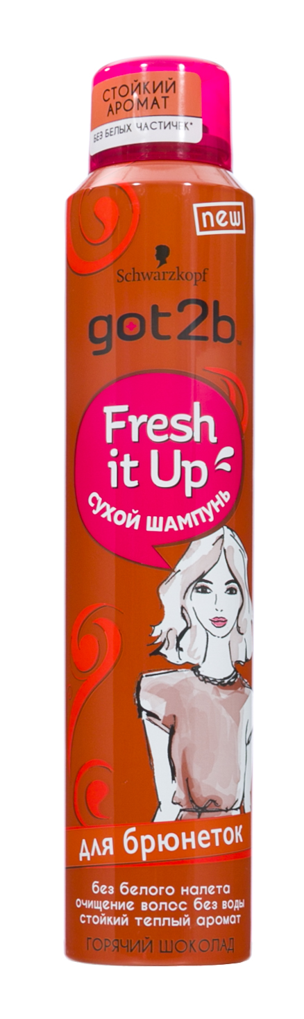  Парфюмированный сухой шампунь Для брюнеток, 200 мл (SCHWARZKOPF, Fresh it Up) фото 1