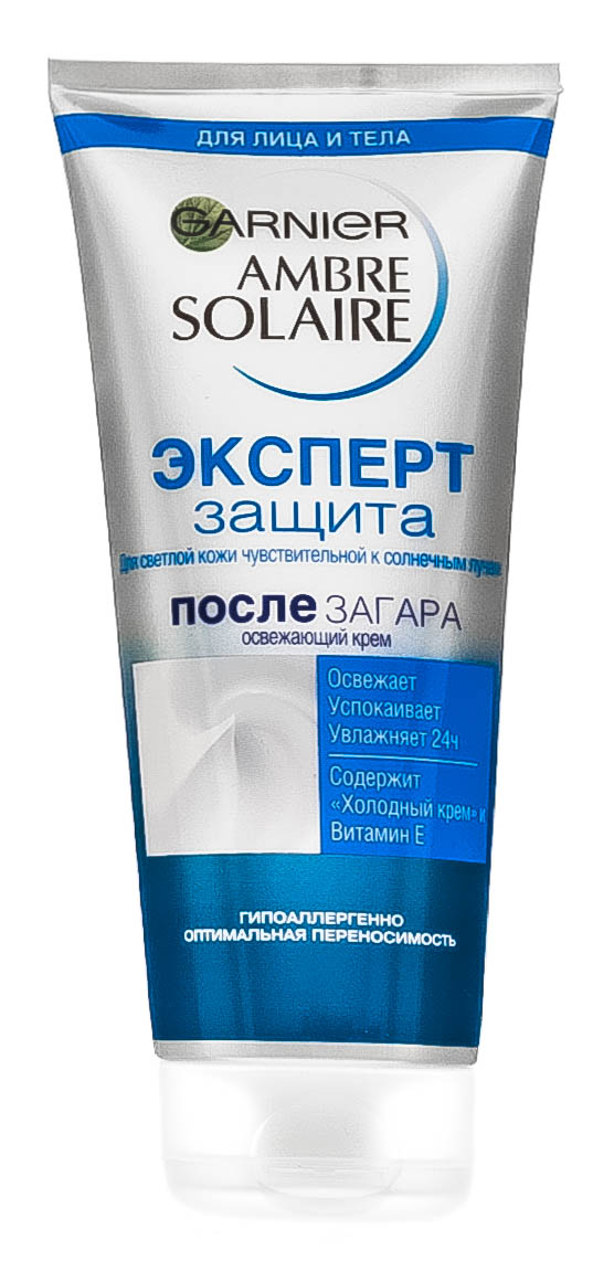 Гарньер AMBRE SOLAIRE Эксперт защита Крем охлаждающий после загара 200мл (Garnier, Amber solaire) фото 1