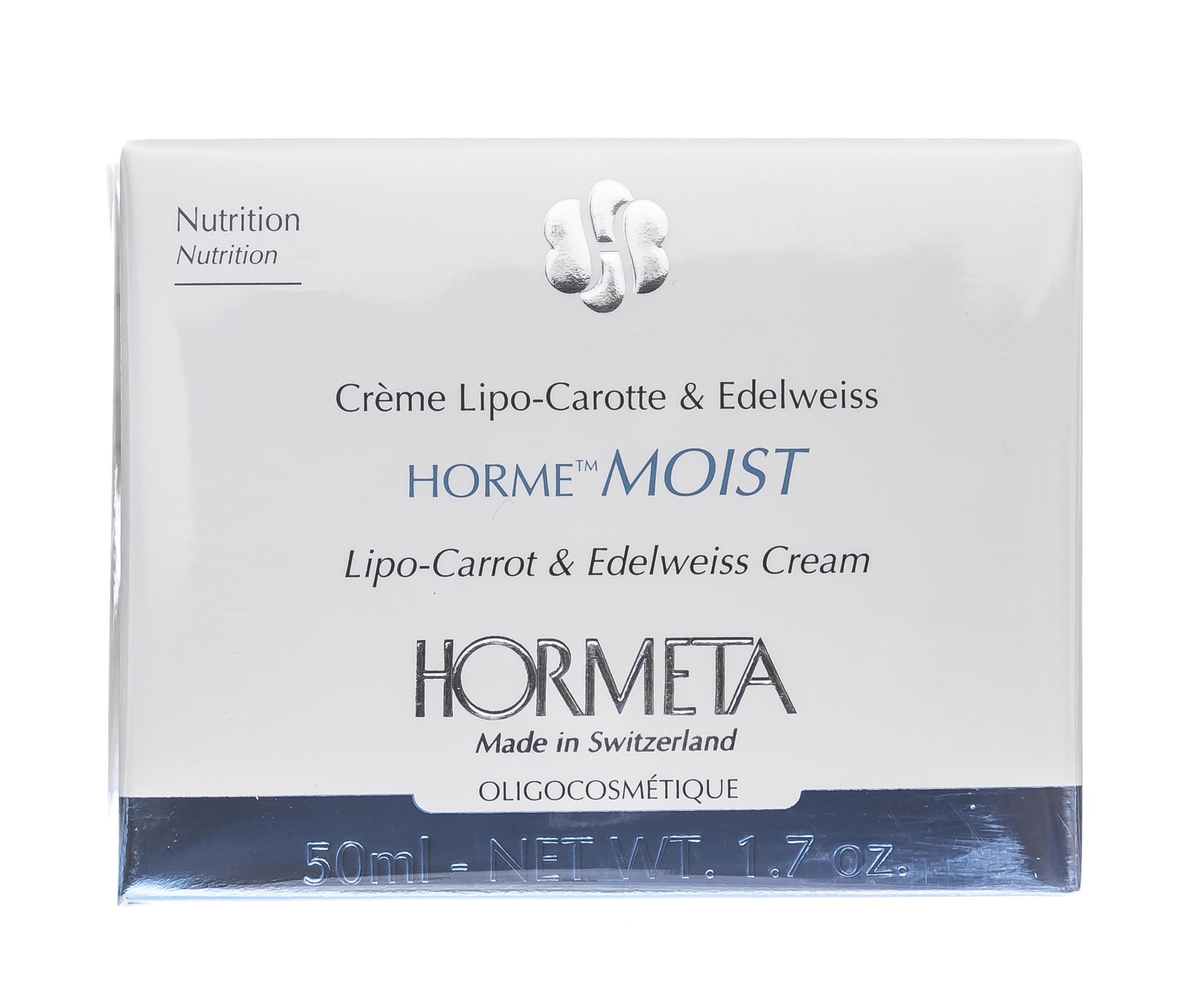 Ормета Крем для лица с липокаротином и эдельвейсом, 50 мл (Hormeta, ОрмеУВЛАЖНЕНИЕ) фото 1