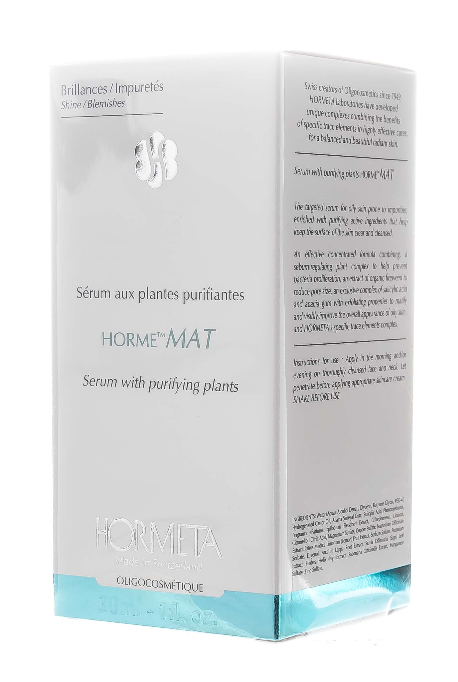 Ормета Оздоравливающая очищающая сыворотка с растительными компонентами 30 мл (Hormeta, ОрмеМАТИРОВАНИЕ) фото 2