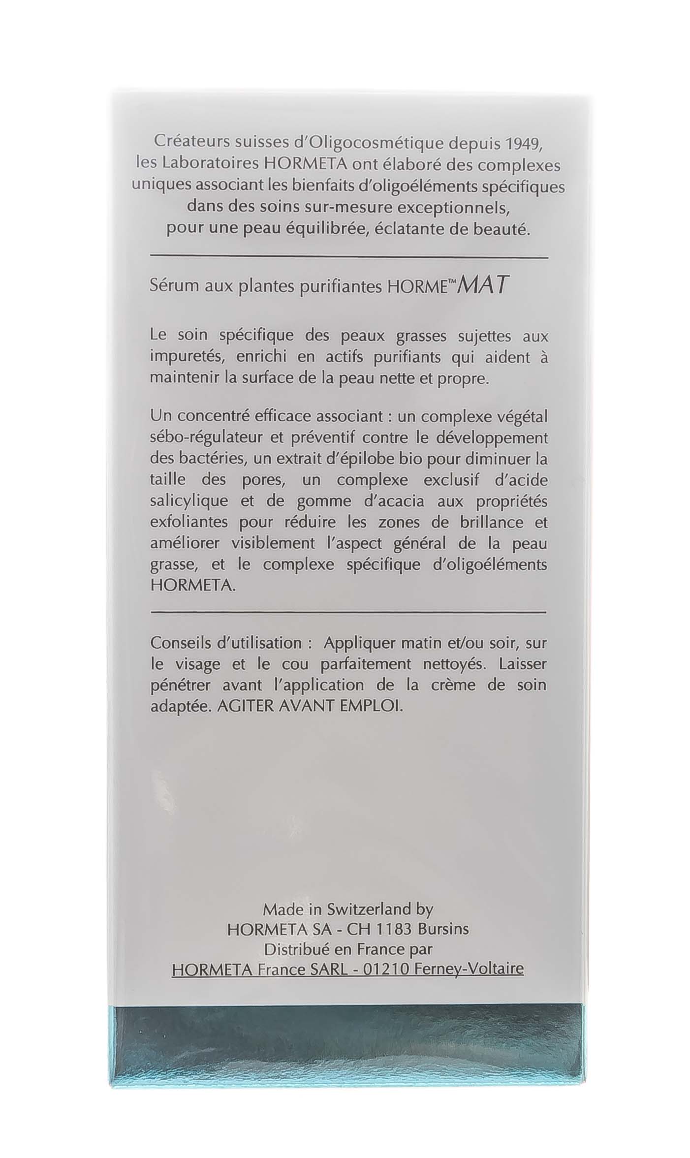 Ормета Оздоравливающая очищающая сыворотка с растительными компонентами 30 мл (Hormeta, ОрмеМАТИРОВАНИЕ) фото 4