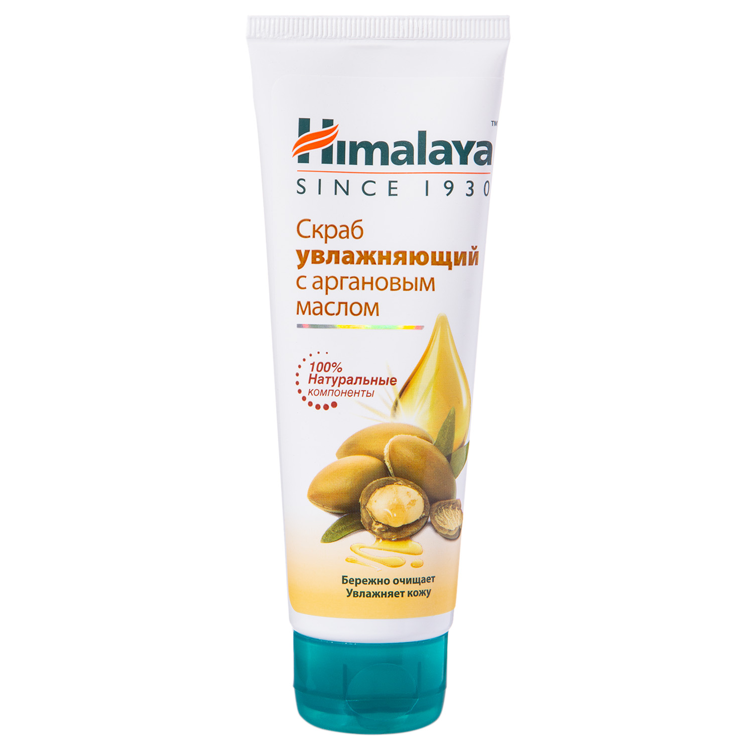 Хималайя Хербалз Увлажняющий скраб с аргановым маслом, 75 мл (Himalaya Herbals, Уход за лицом) фото 1