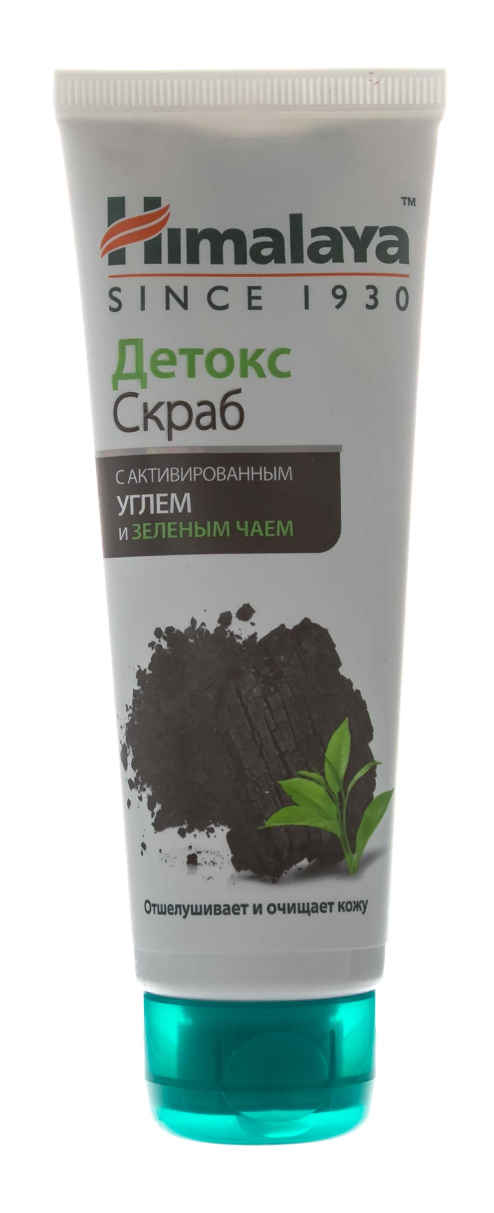 Хималайя Хербалз Скраб детокс с активированным углём и зелёным чаем, 75 мл (Himalaya Herbals, Уход за лицом) Хималайя Хербалз Скраб детокс с активированным углём и зелёным чаем, 75 мл (Himalaya Herbals, Уход за лицом) фото 1