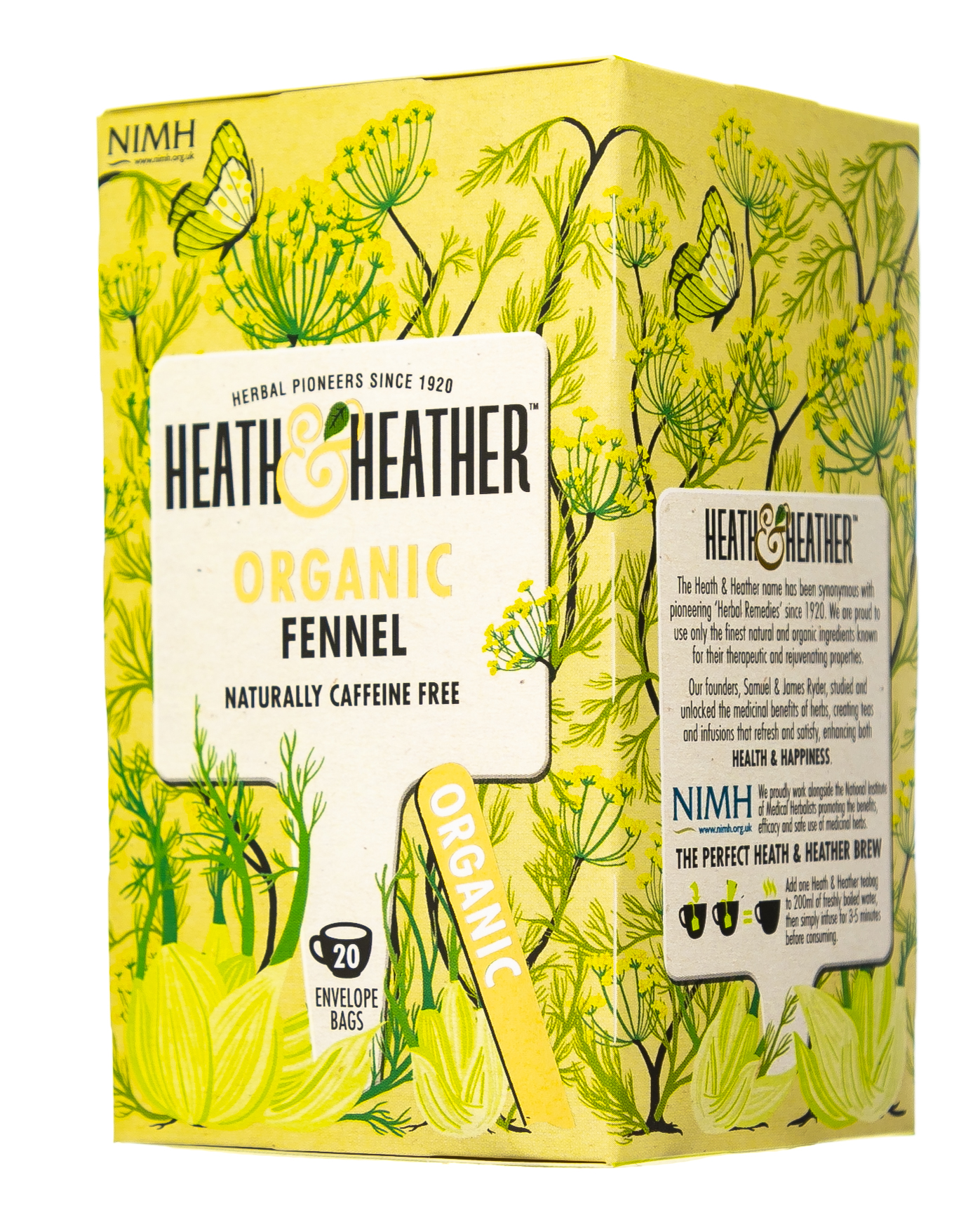 Хиз энд Хизер Напиток травяной Фенхель  Органик  20 пак. (Heath & Heather, Organics) фото 5