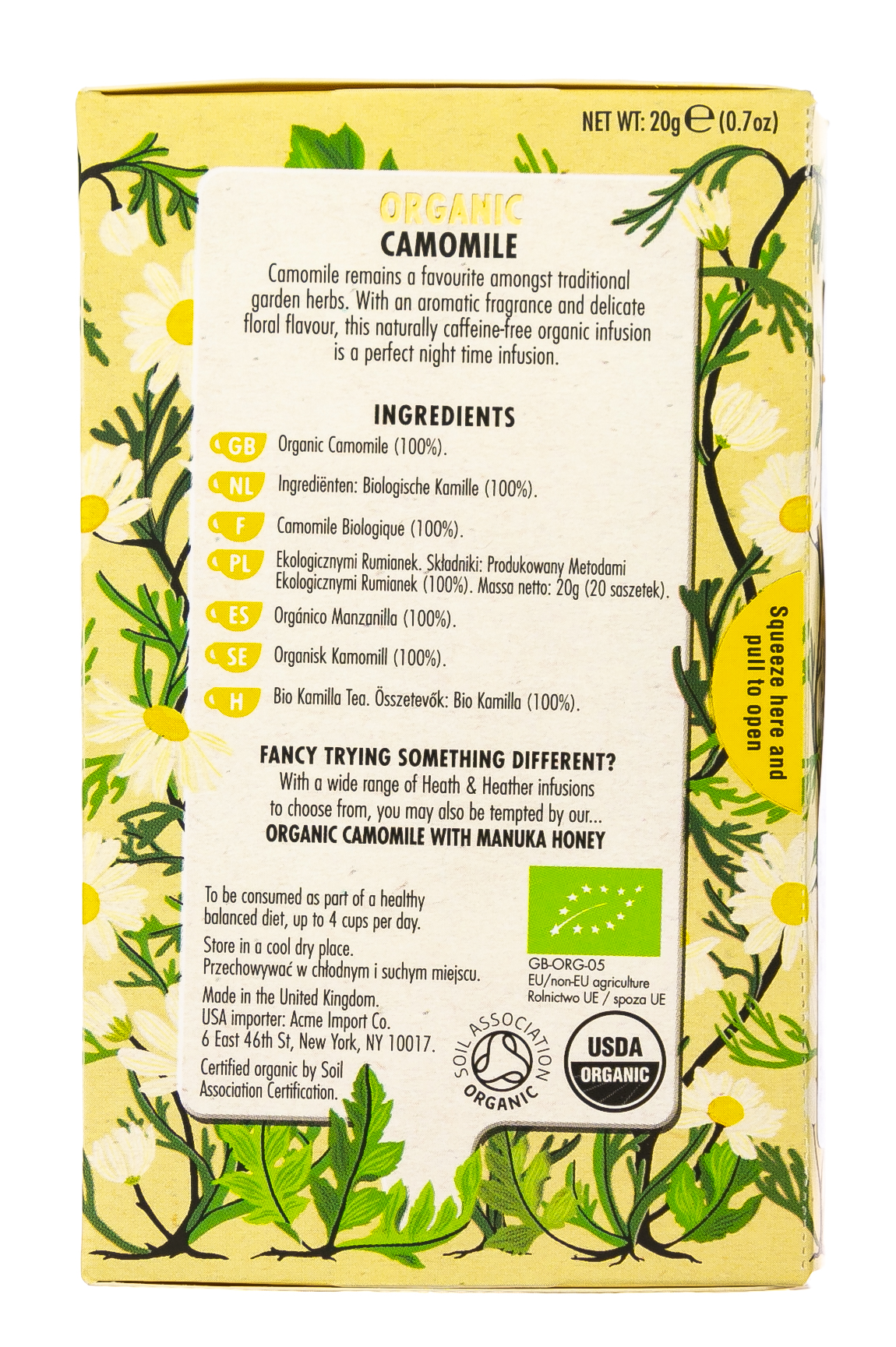 Хиз энд Хизер Напиток травяной Зеленый ройбуш  Органик 20 пак. (Heath & Heather, Antioxidance) фото 2