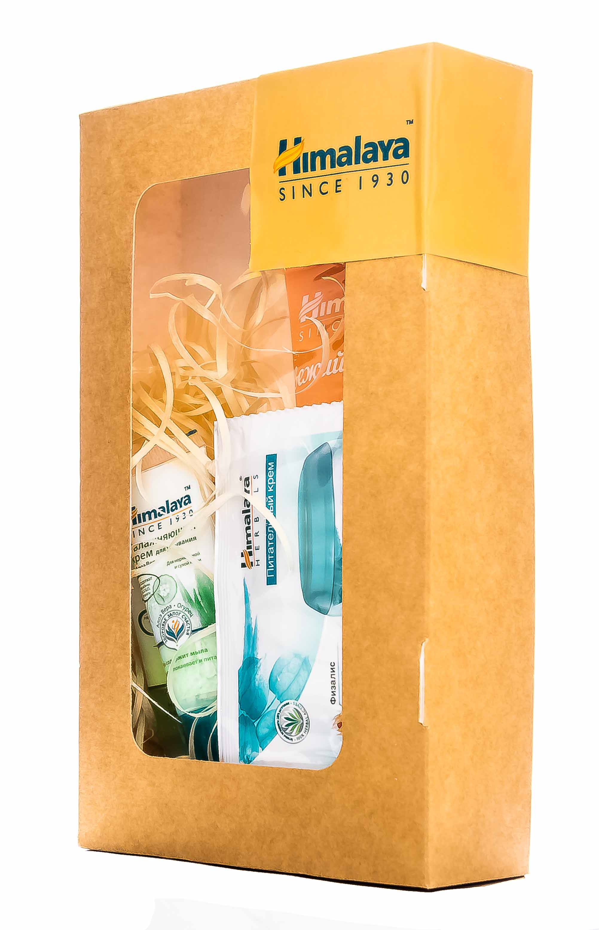 Хималайя Хербалз Набор № 2: Гель для умывания Свежий старт персик 100 мл + Очищающий гель ним 15мл + Крем увлажняющий для умывания 15 мл + Крем питательный 5 мл (Himalaya Herbals, Уход за лицом) фото 2