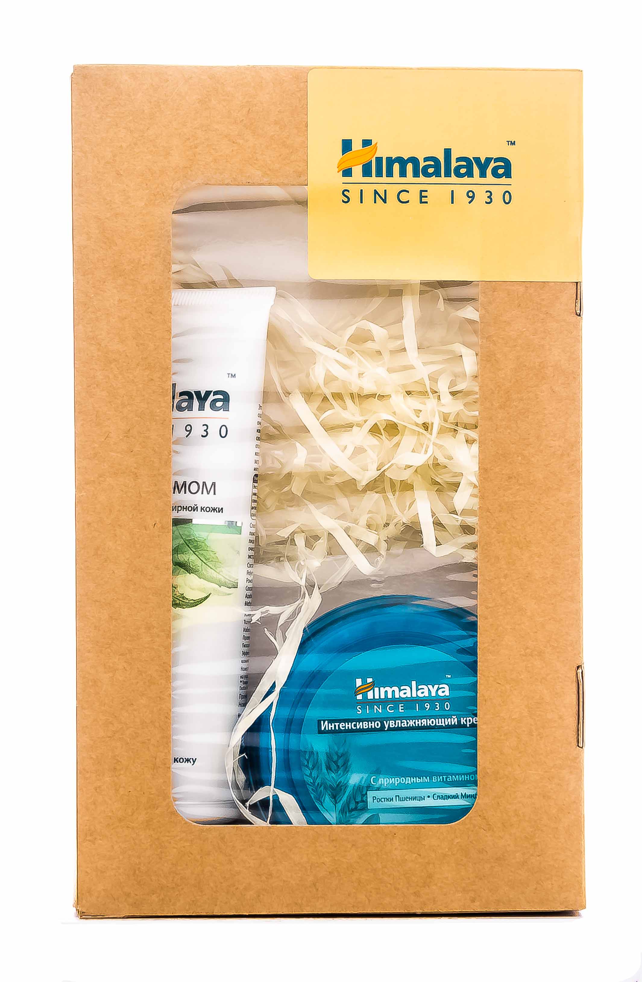 Хималайя Хербалз Набор № 124: Крем интенсивно увлажняющий 50 мл + Скраб с нимом 75 мл (Himalaya Herbals, Уход за лицом) фото 1