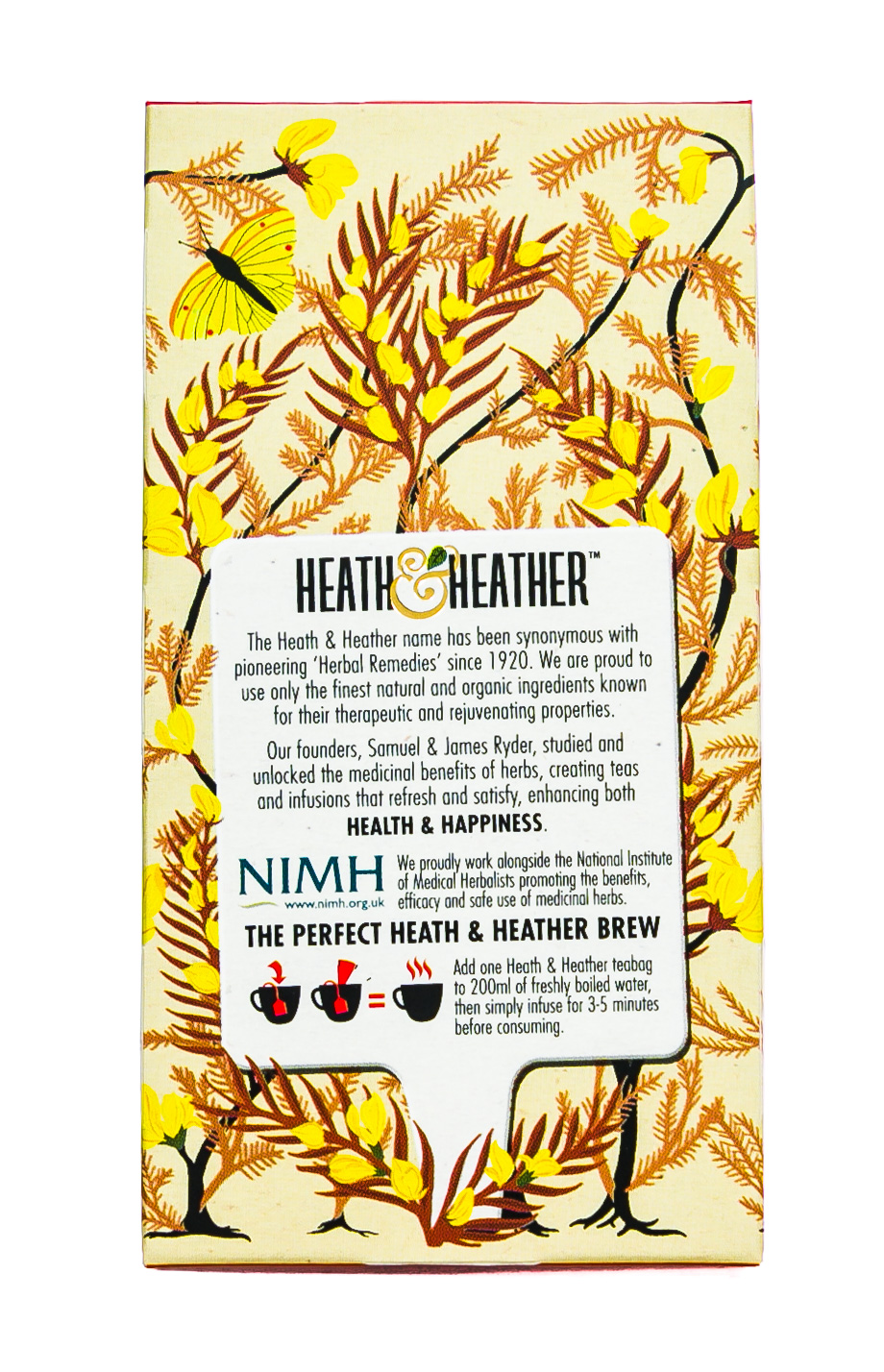 Хиз энд Хизер Напиток травяной Ройбуш Органик   20 пак. в ин. упак. (Heath & Heather, Antioxidance) фото 3