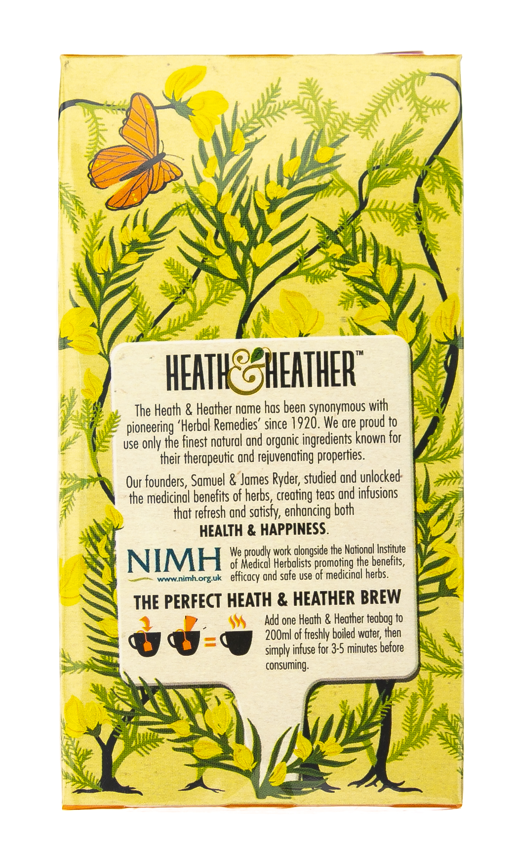 Хиз энд Хизер Чай Зеленый с медом манука Органик 20 пак. (Heath & Heather, Green Tea) фото 9