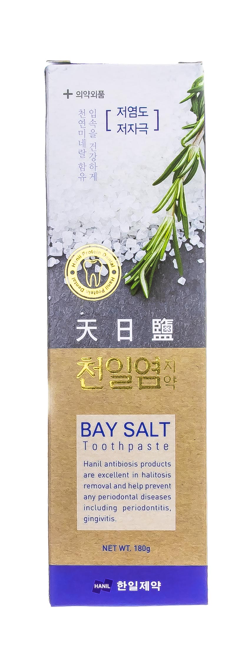 Ханил Зубная паста c  морской солью 'Bay salt' 180 г (Hanil, Уход за полостью рта) фото 1