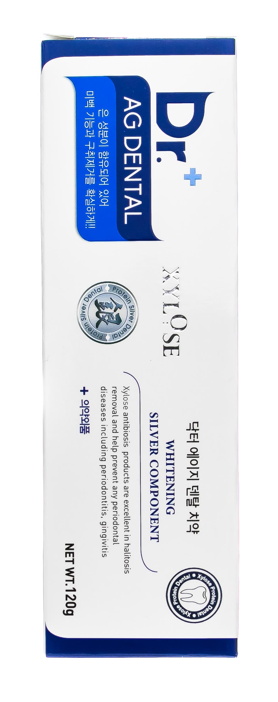 Ханил Зубная паста отбеливающая с серебряным компонентом 'XYLOSE Dr.+ AG DENTAL Whitenin Silver Componrnt' 120 гр (Hanil, Уход за полостью рта/) фото 1