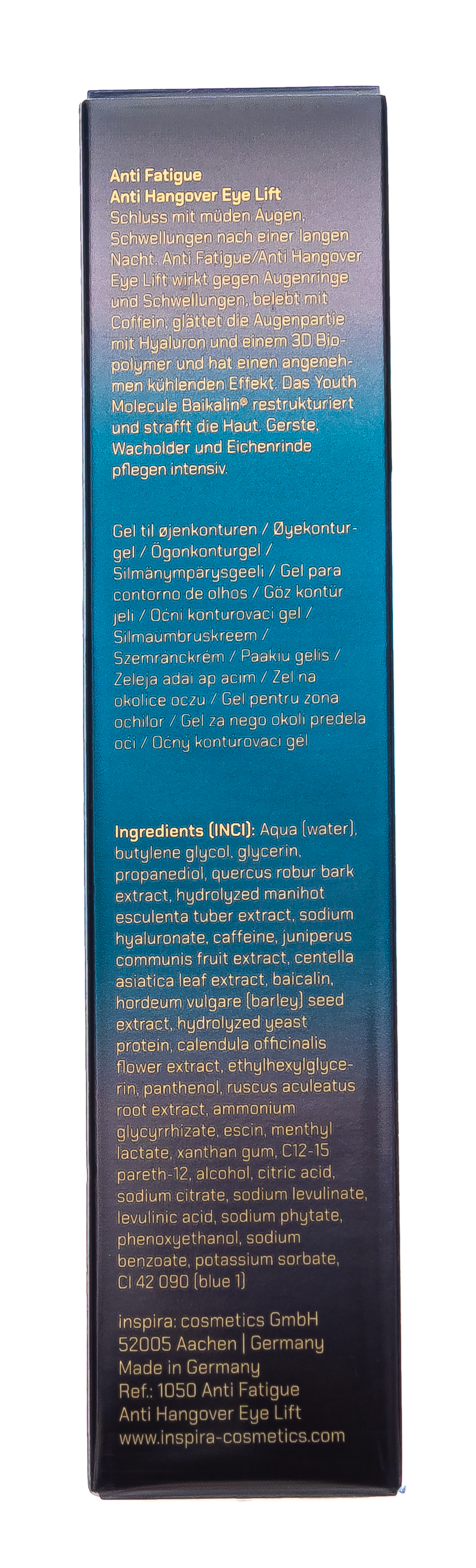 Инспира Косметикс Лифтинг-сыворотка от отеков и темных кругов под глазами 15 мл (Inspira Cosmetics, 4 Men Only) фото 4