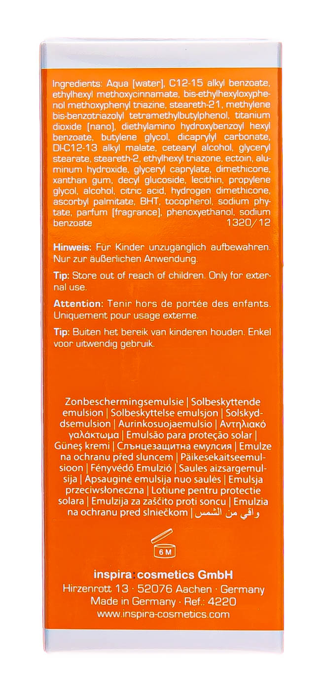 Инспира Косметикс Солнцезащитная эмульсия Sun Guard SPF 50, 50 мл (Inspira Cosmetics, Sun Line) фото 3