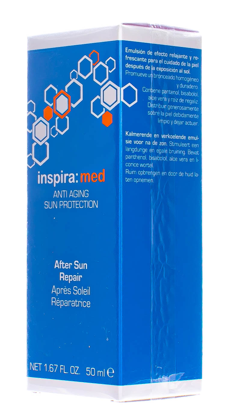 Инспира Косметикс Восстанавливающей лосьон после загара After Sun Repair Lotion, 50 мл (Inspira Cosmetics, Inspira Med) фото 2