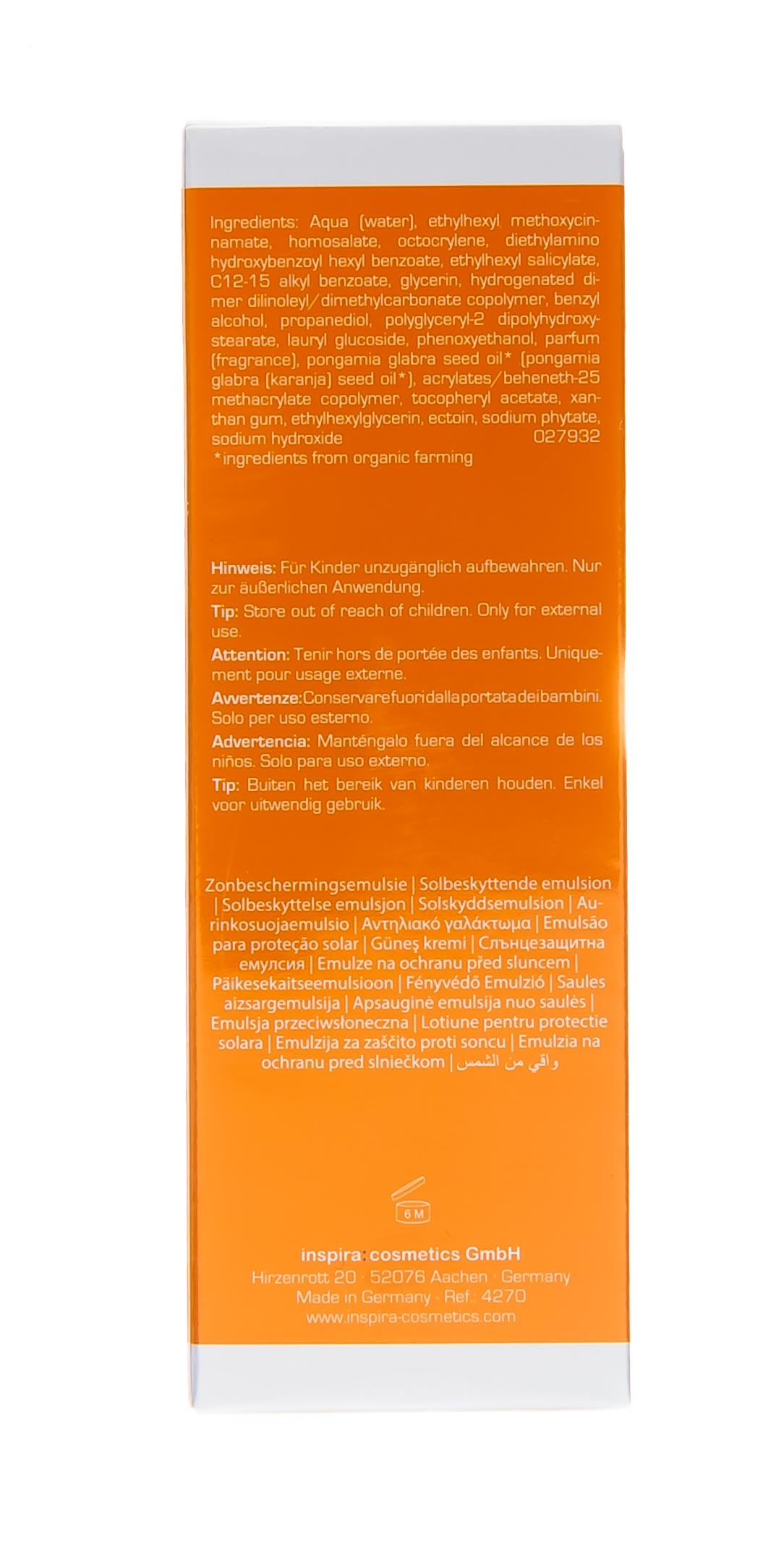 Инспира Косметикс Солнцезащитный лосьон-спрей SPF 50 Sun Guard Spray, 150 мл (Inspira Cosmetics, Inspira Med) Инспира Косметикс Солнцезащитный лосьон-спрей SPF 50 Sun Guard Spray, 150 мл (Inspira Cosmetics, Inspira Med) фото 4