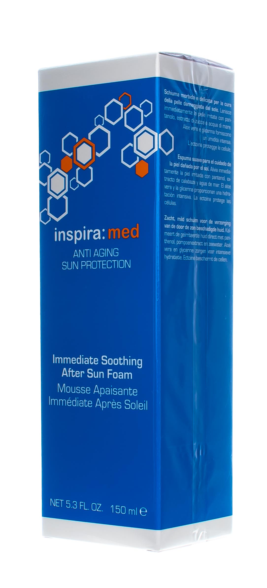 Инспира Косметикс Успокаивающая пенка после загара Immediate Soothing After Sun Foam, 150 мл (Inspira Cosmetics, Inspira Med) фото 2