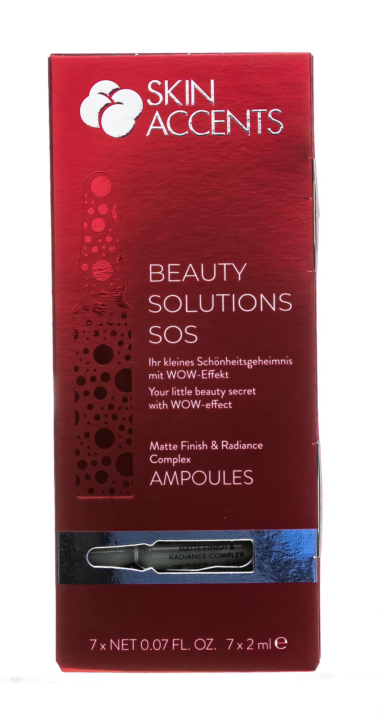 Инспира Косметикс Активный концентрат с матирующим действием Matte Finish & Radiance Complex, 7 ампул x 2 мл (Inspira Cosmetics, Ampoules) фото 1