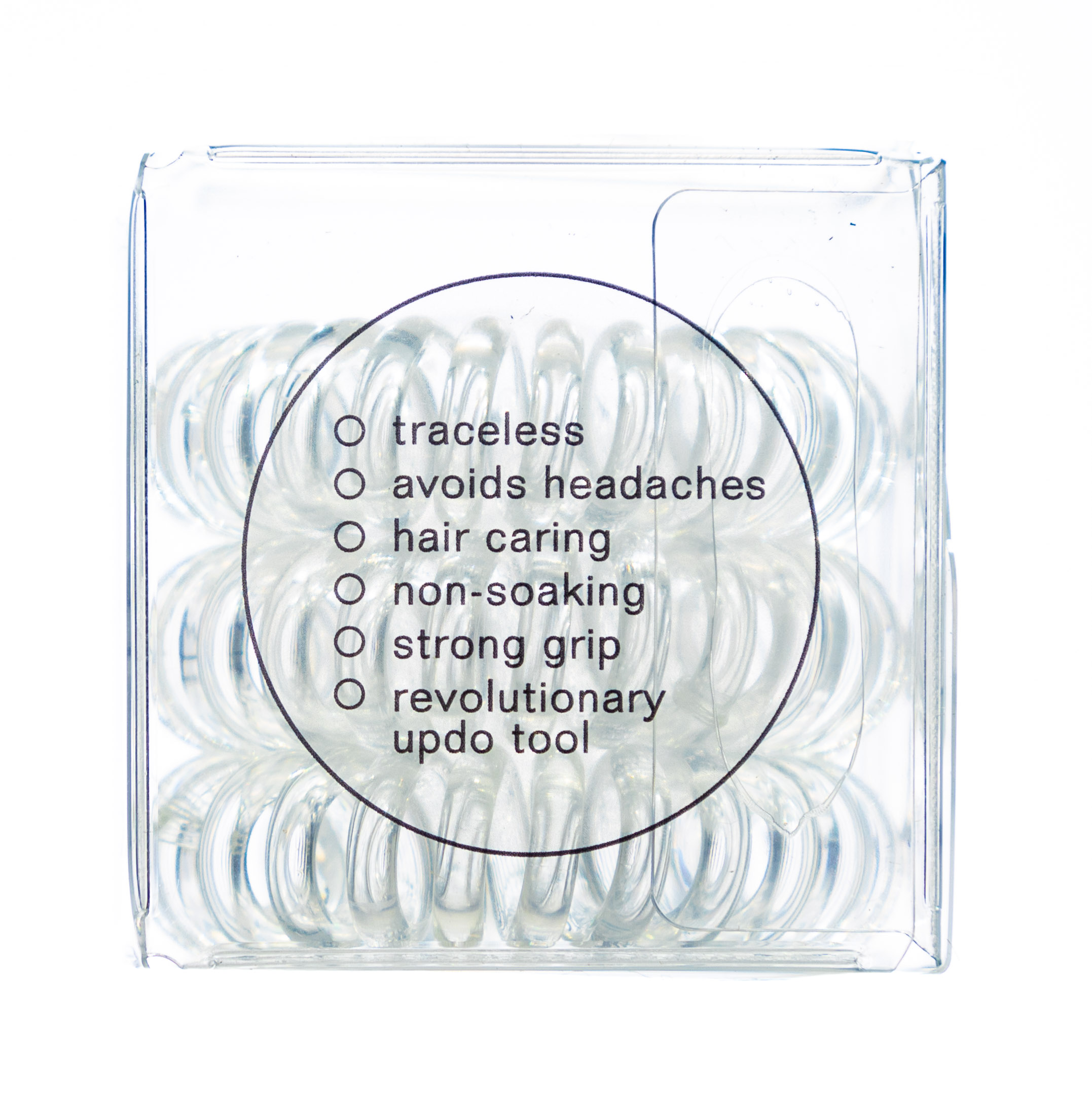 Инвизибабл Резинка для волос Crystal Clear, Прозрачный 3 шт. (Invisibobble, Original) фото 2