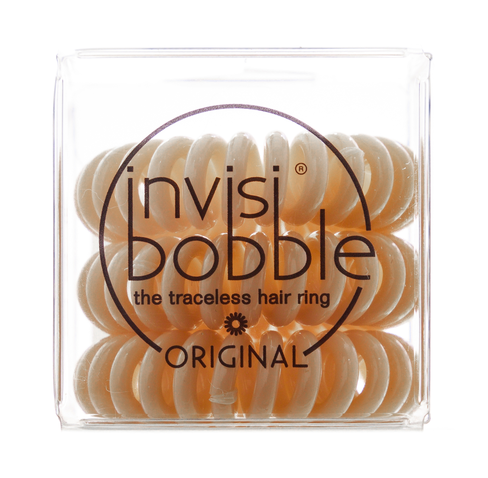 Инвизибабл Резинка для волос To Be or Nude to Be, Бежевый 3 шт. (Invisibobble, Original) фото 0