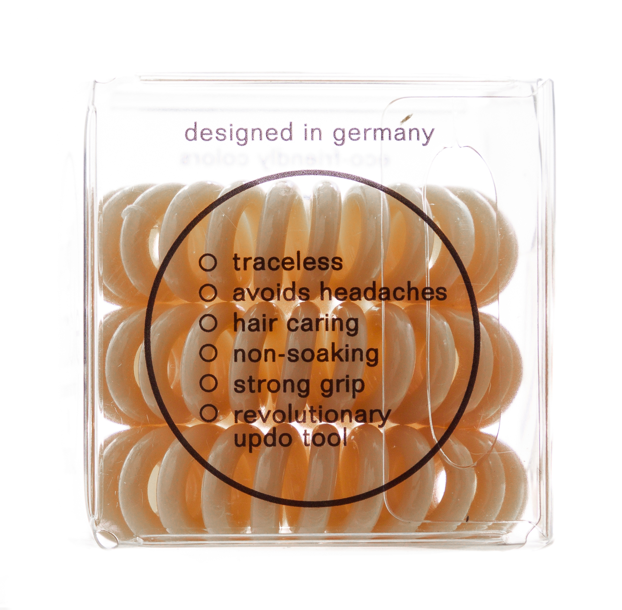 Инвизибабл Резинка для волос To Be or Nude to Be, Бежевый 3 шт. (Invisibobble, Original) фото 2