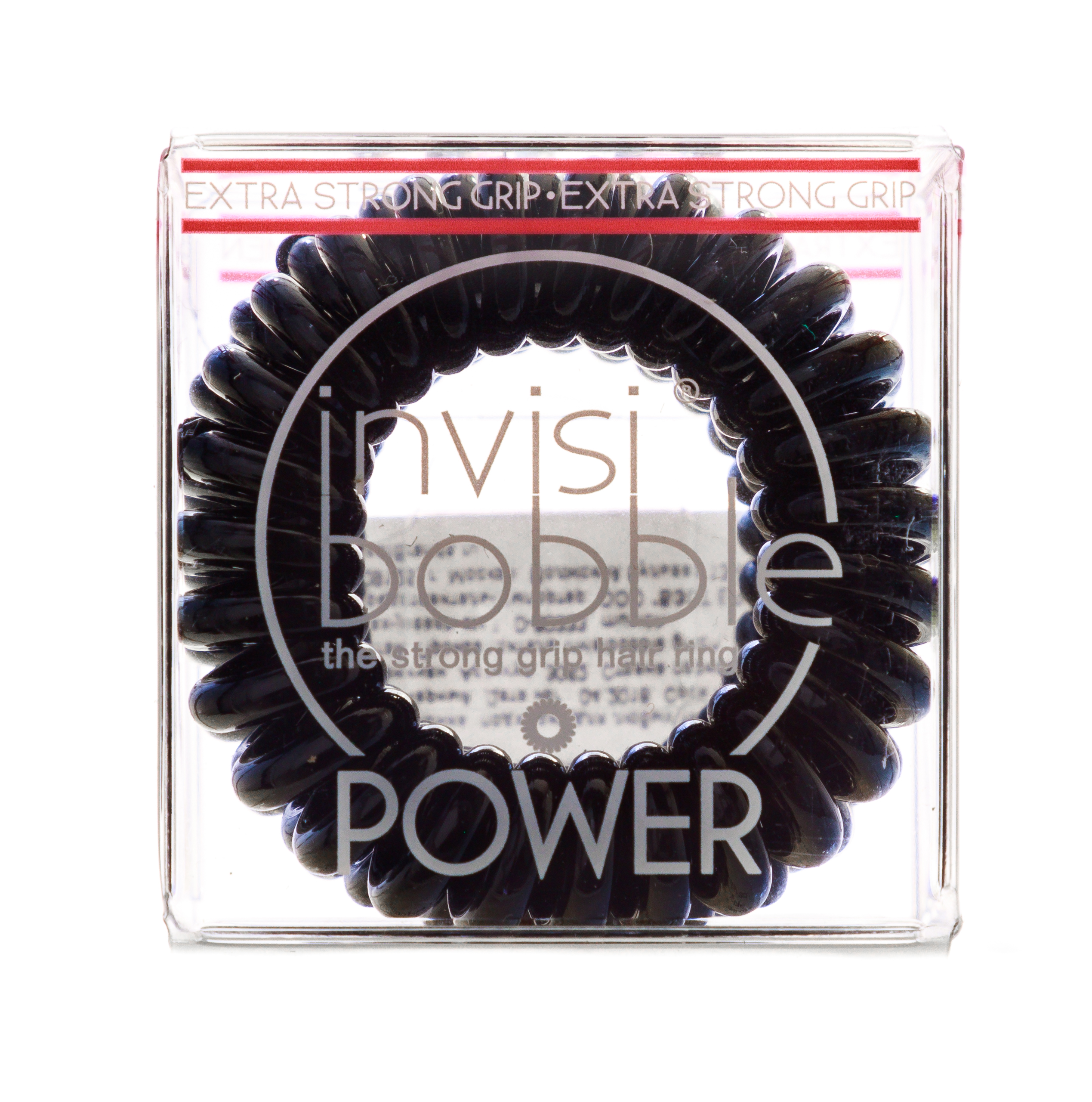 Инвизибабл Резинка для волос Power True Black 3 шт. (Invisibobble, Power) фото 1