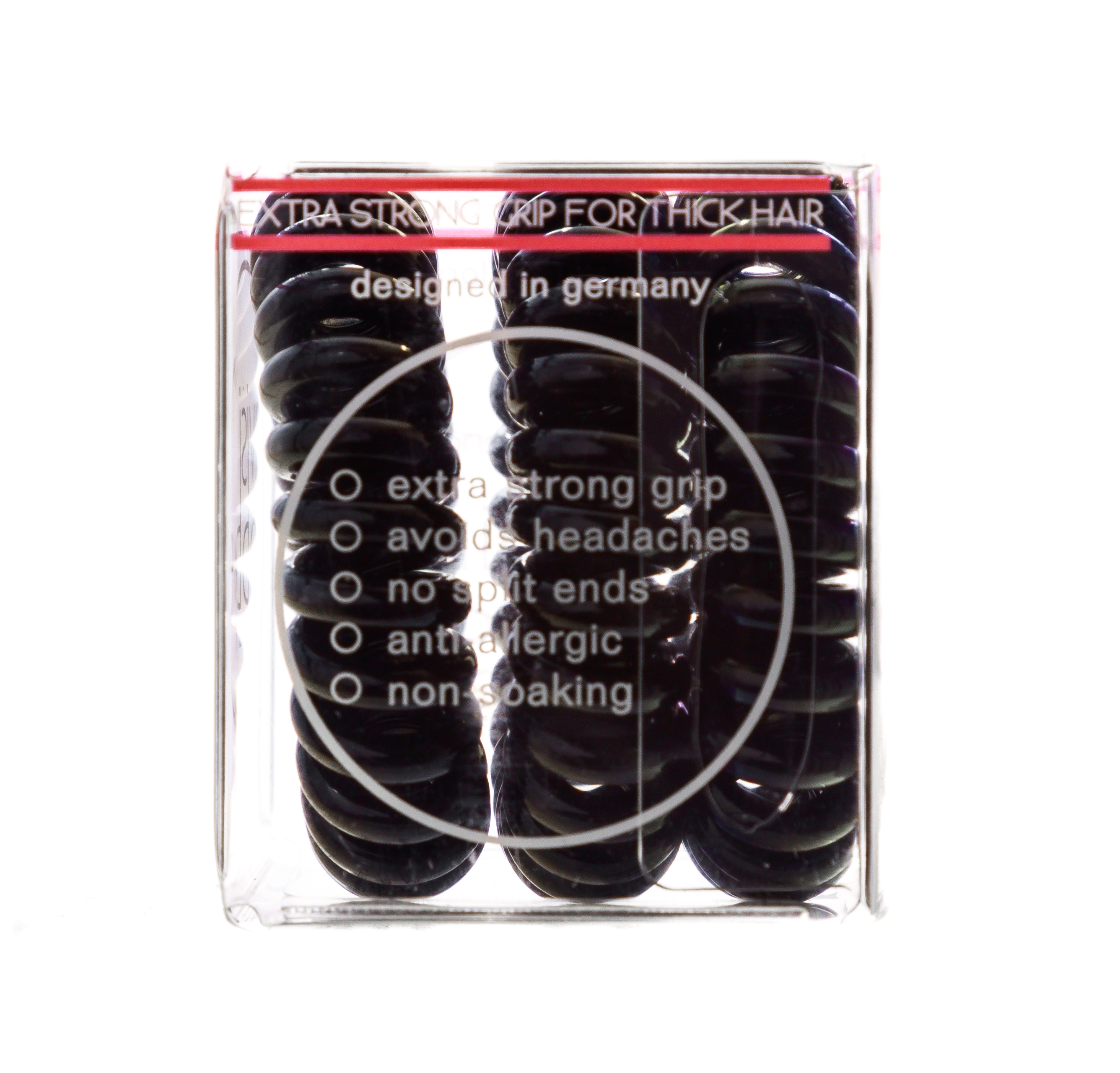 Инвизибабл Резинка для волос Power True Black 3 шт. (Invisibobble, Power) фото 4