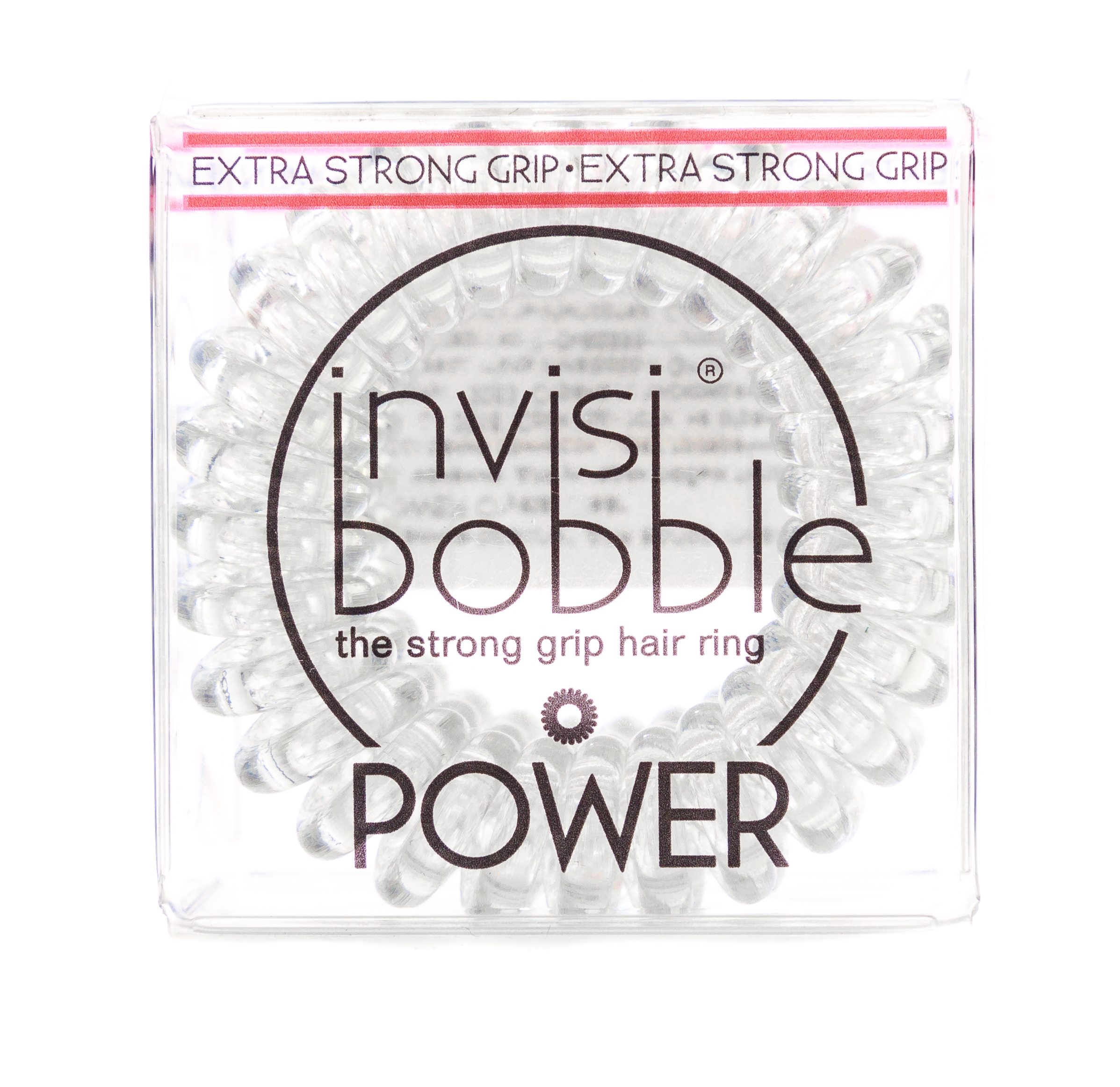 Инвизибабл Резинка для волос Power Crystal Clear 3 шт. (Invisibobble, Power) фото 2