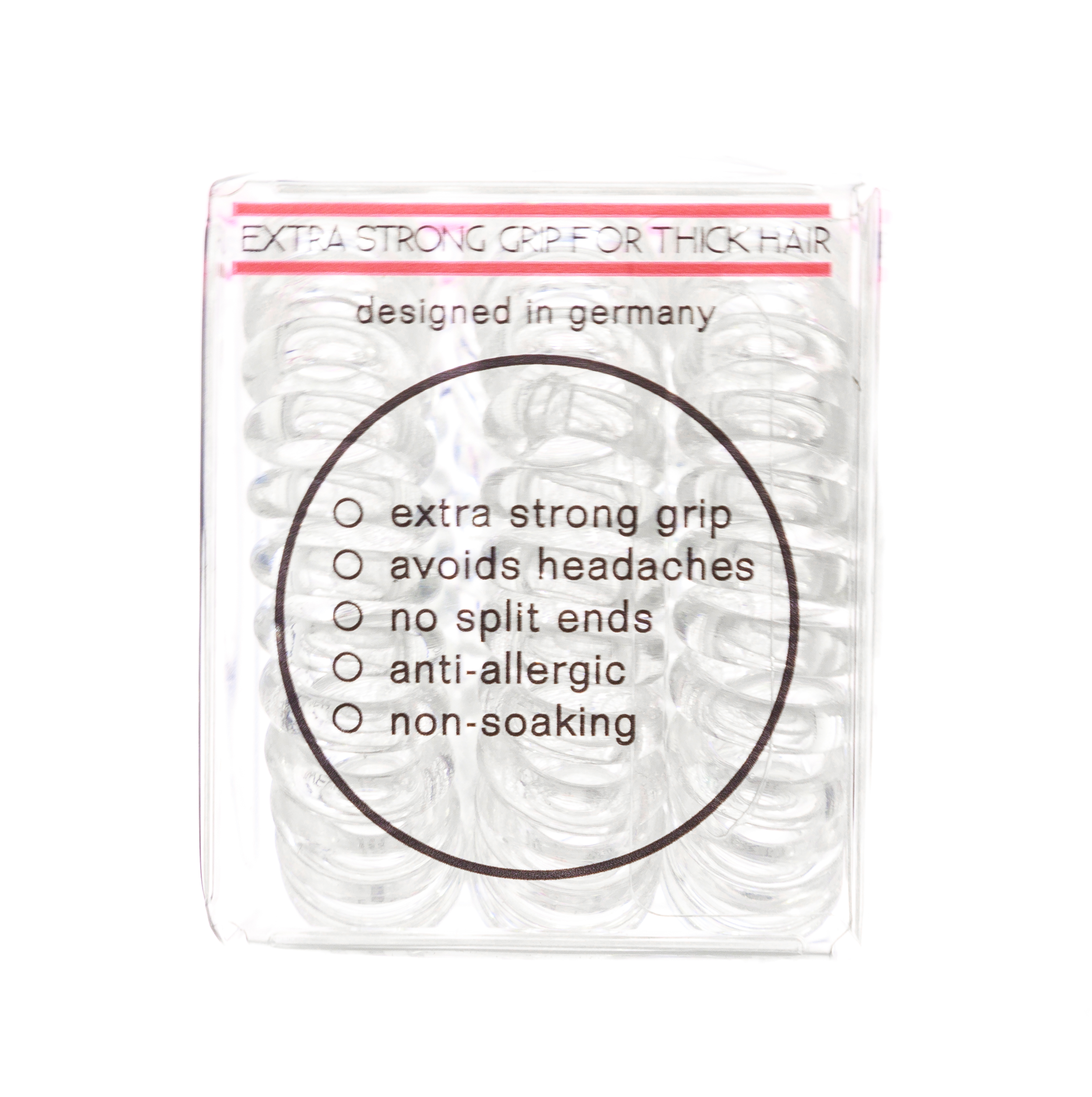 Инвизибабл Резинка для волос Power Crystal Clear 3 шт. (Invisibobble, Power) фото 4