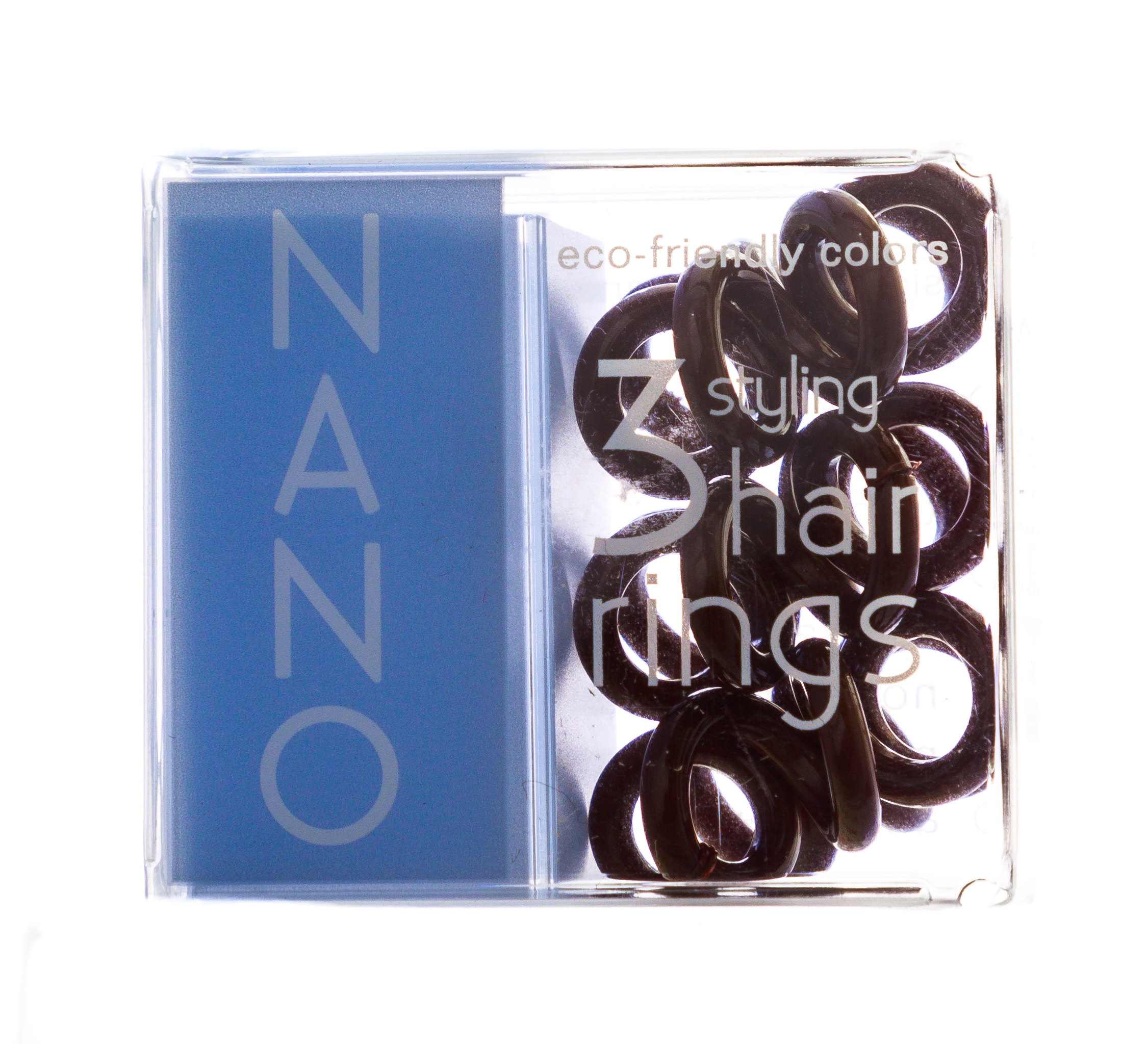 Инвизибабл Резинка для волос NanoTrue Black 3 шт. (Invisibobble, Nano) фото 2