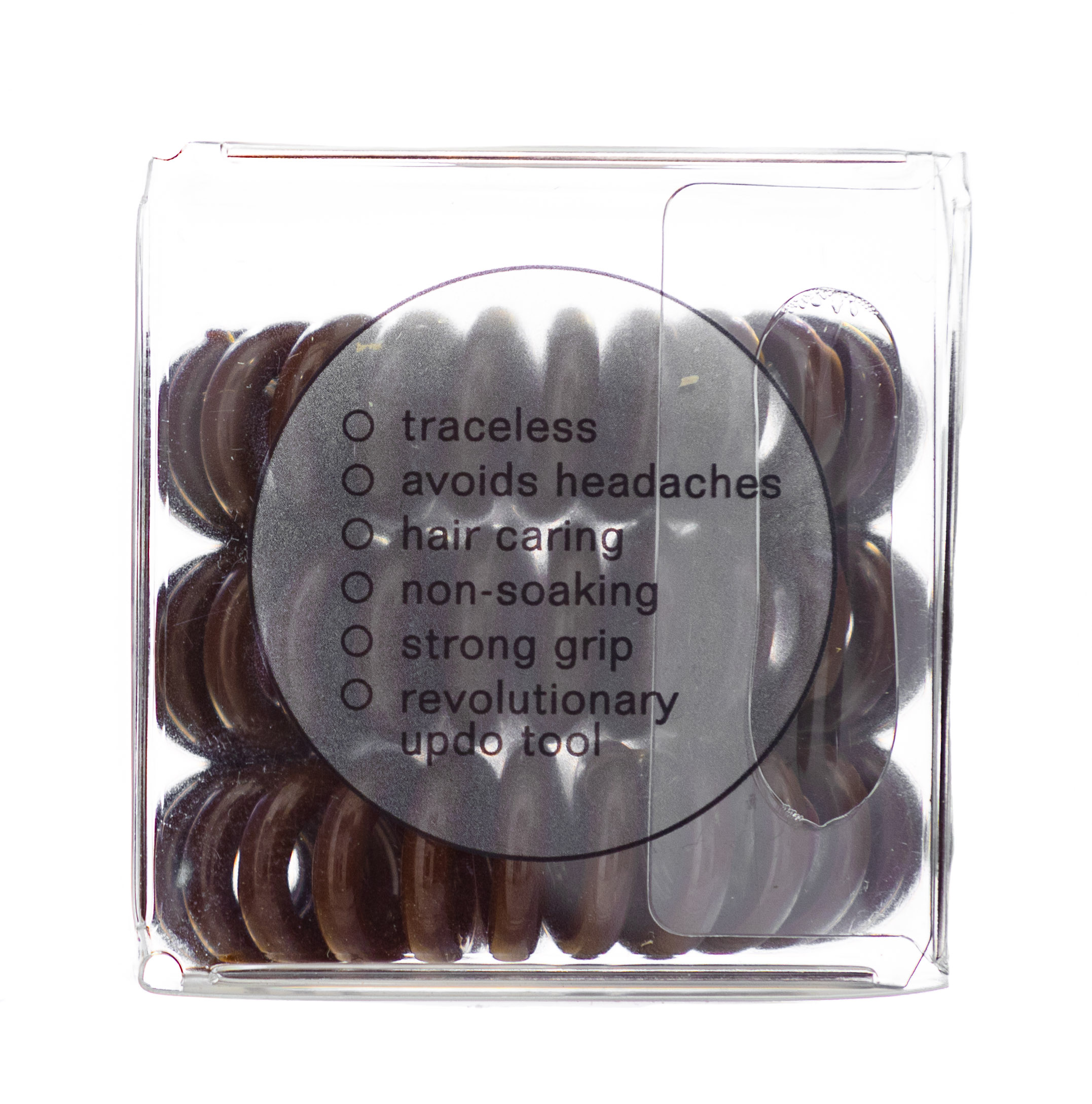 Инвизибабл Резинка-браслет для волос True Black черный (Invisibobble, Original) фото 2