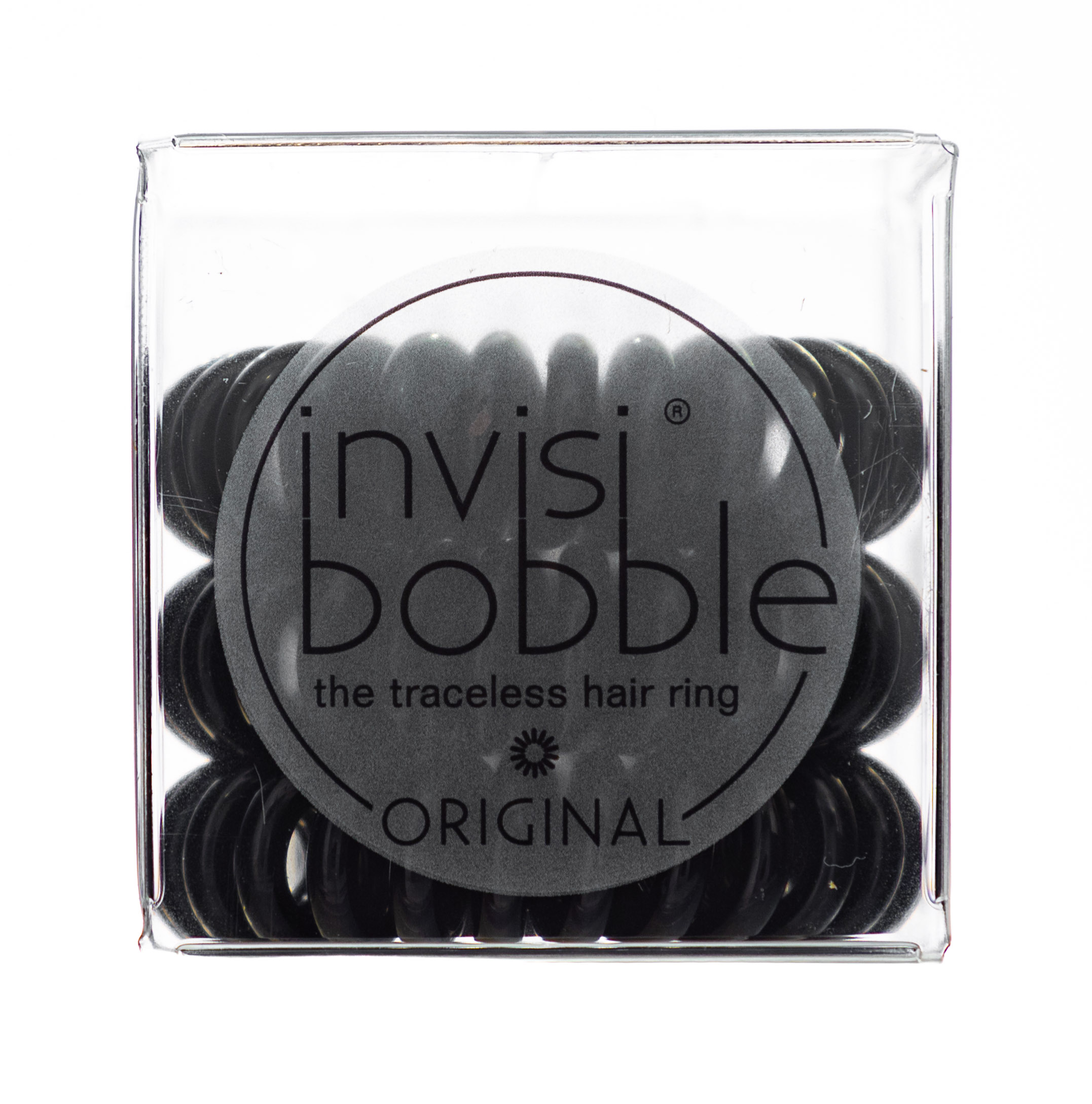 Инвизибабл Резинка-браслет для волос True Black черный (Invisibobble, Original) фото 5
