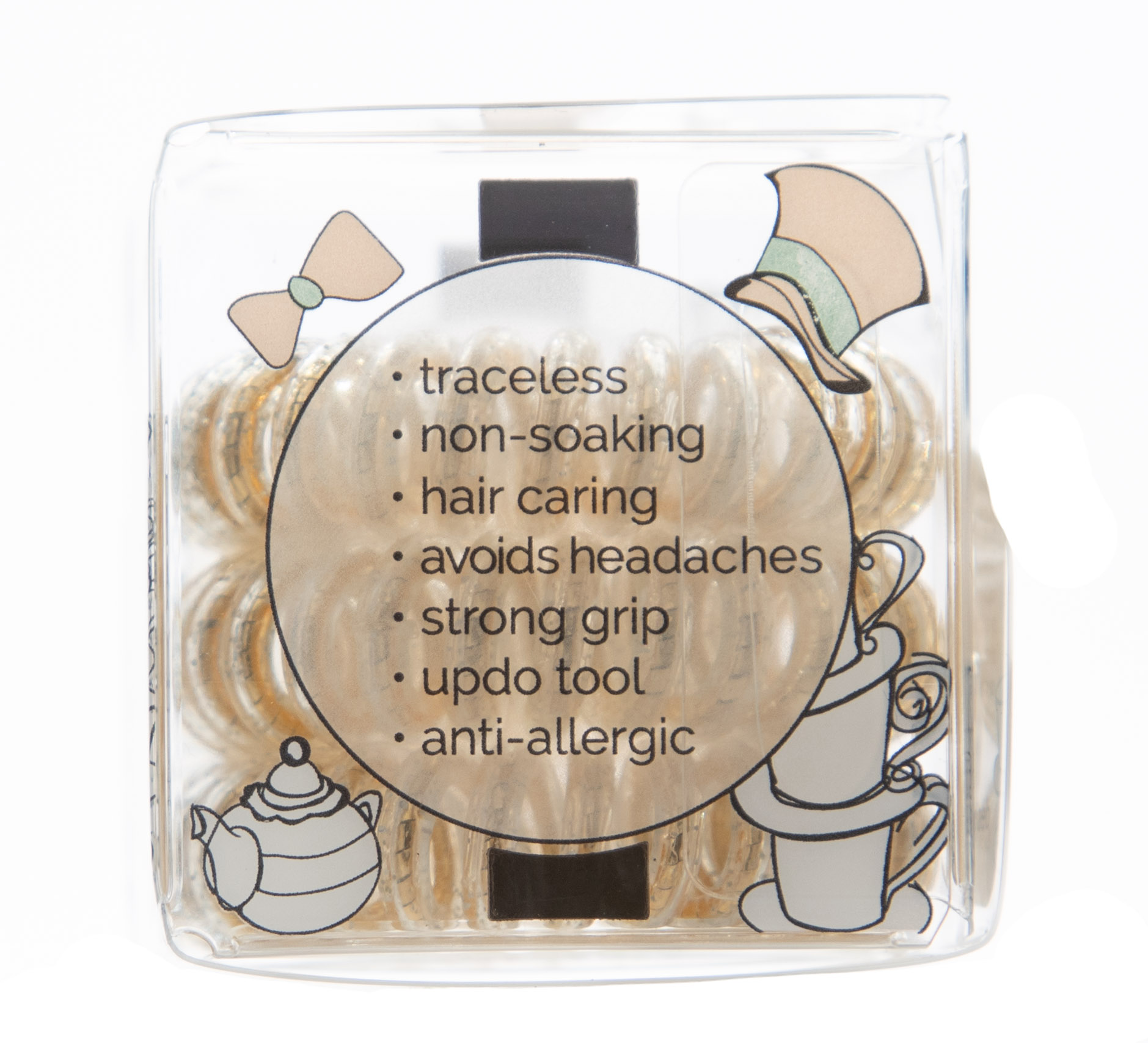 Инвизибабл Резинка-браслет для волос To Be or Nude to Be бежевый (Invisibobble, Original) фото 2