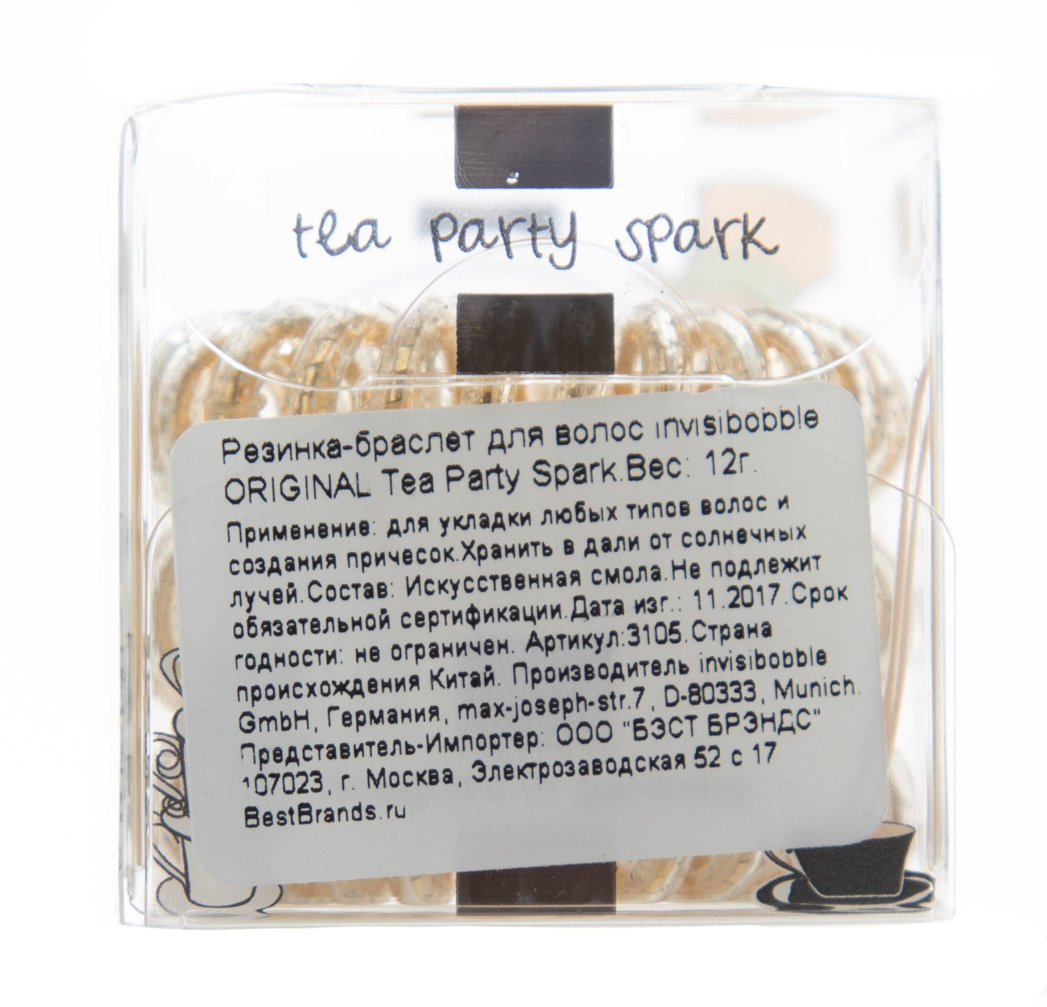 Инвизибабл Резинка-браслет для волос To Be or Nude to Be бежевый (Invisibobble, Original) фото 3