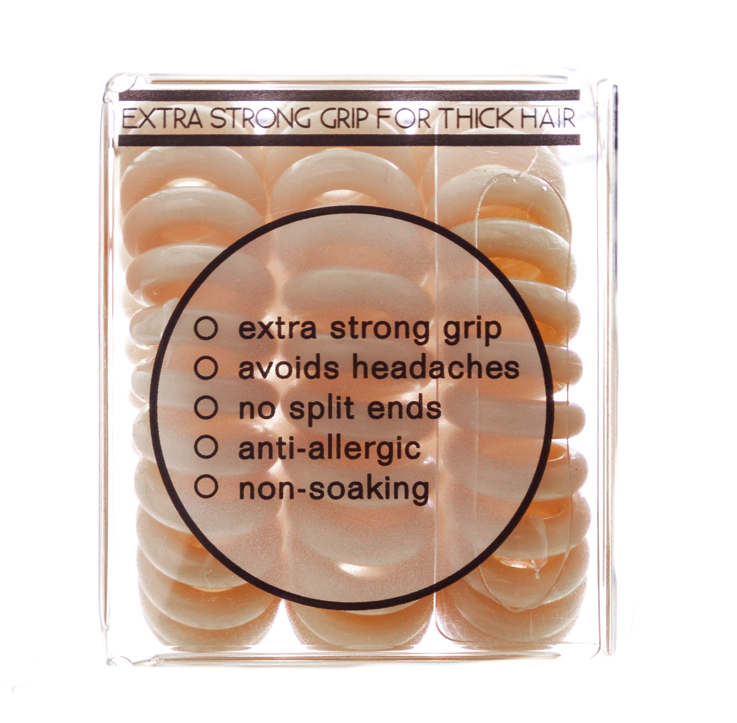 Инвизибабл Резинка-браслет для волос To Be Or Nude To Be бежевый 3 шт. (Invisibobble, Power) фото 5