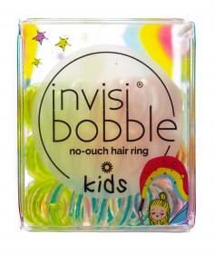 Invisibobble Резинка для волос Kids magic rainbow разноцветная. фото