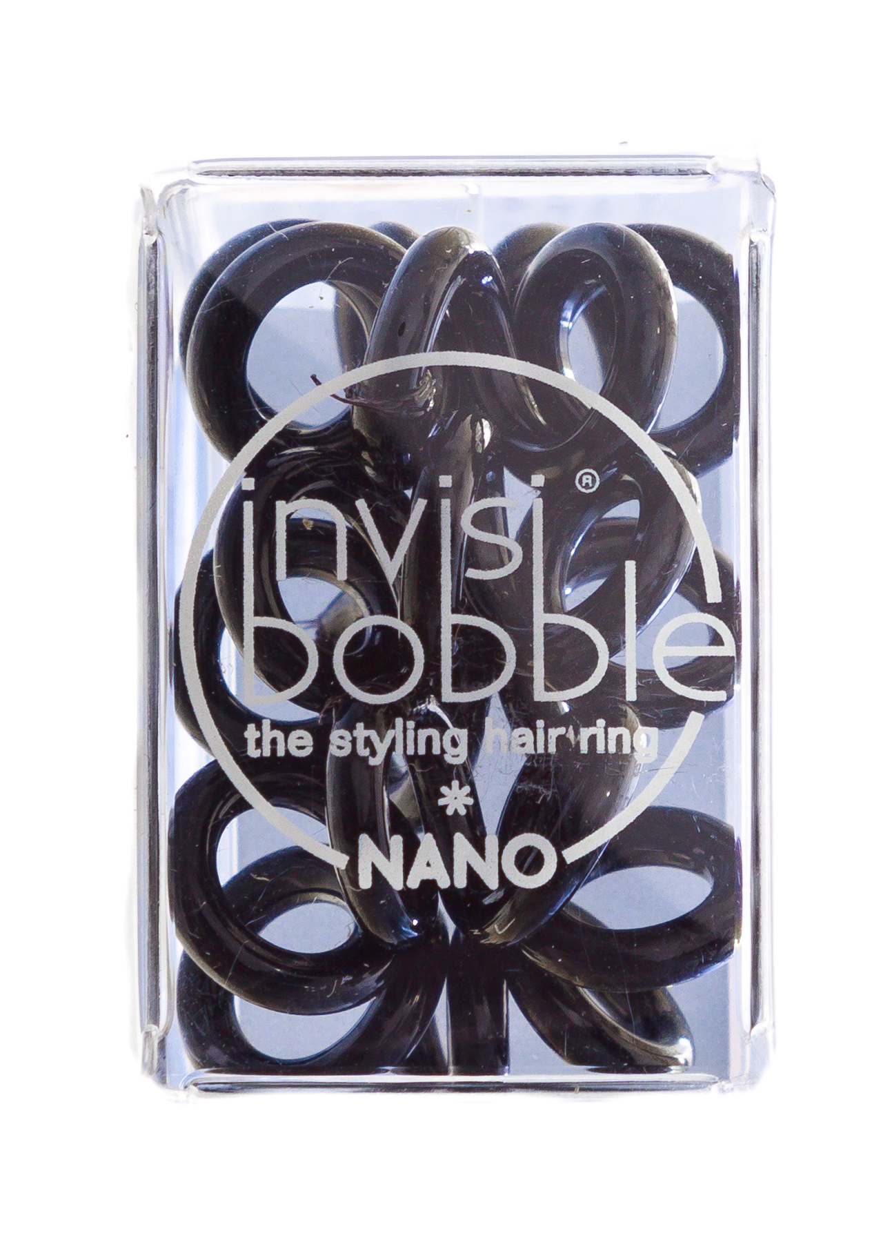 Инвизибабл Резинка для волос Nano Pretzel Brown 3 шт. (Invisibobble, Nano) фото 2