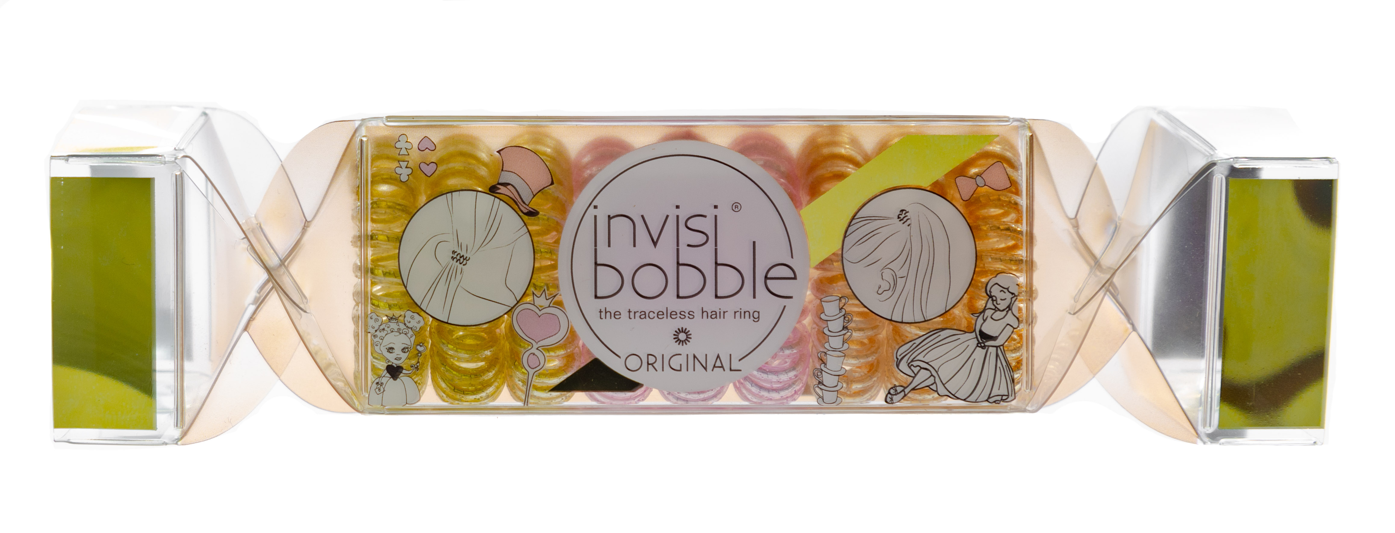 Инвизибабл Подарочный набор I Live In Wonderland бронзовый/розовый/золотой (Invisibobble, Наборы) фото 1