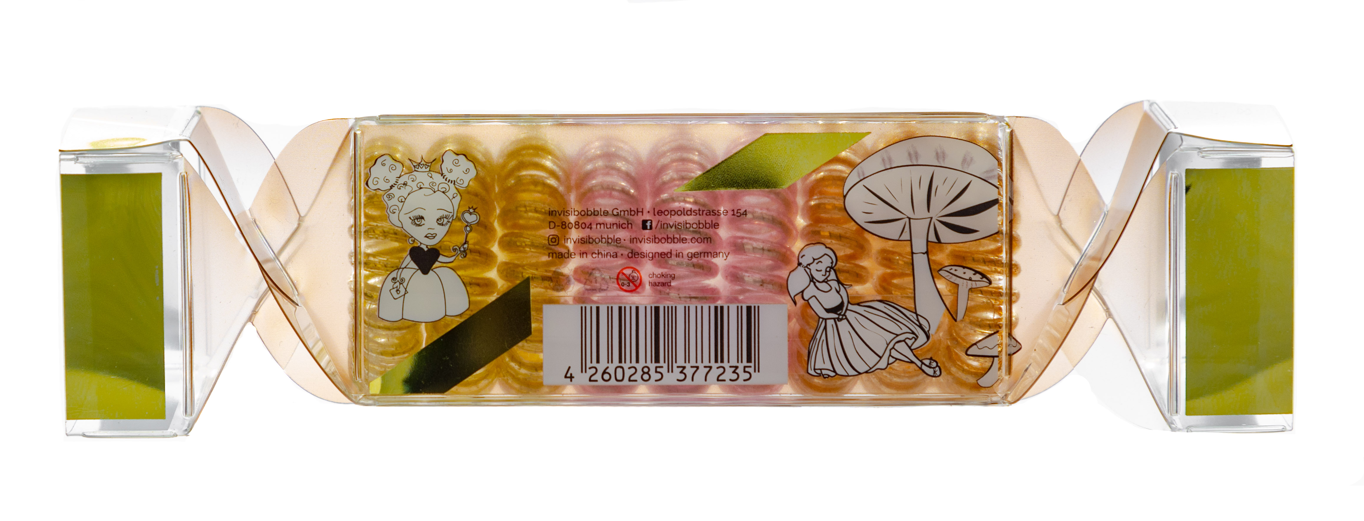 Инвизибабл Подарочный набор I Live In Wonderland бронзовый/розовый/золотой (Invisibobble, Наборы) фото 3