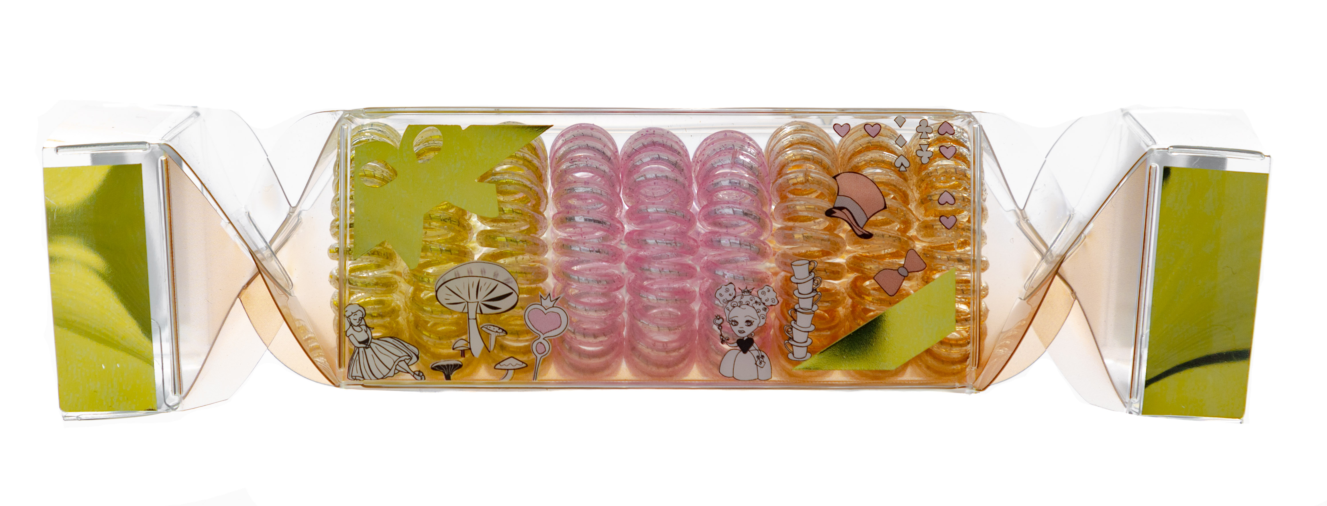 Инвизибабл Подарочный набор I Live In Wonderland бронзовый/розовый/золотой (Invisibobble, Наборы) фото 4