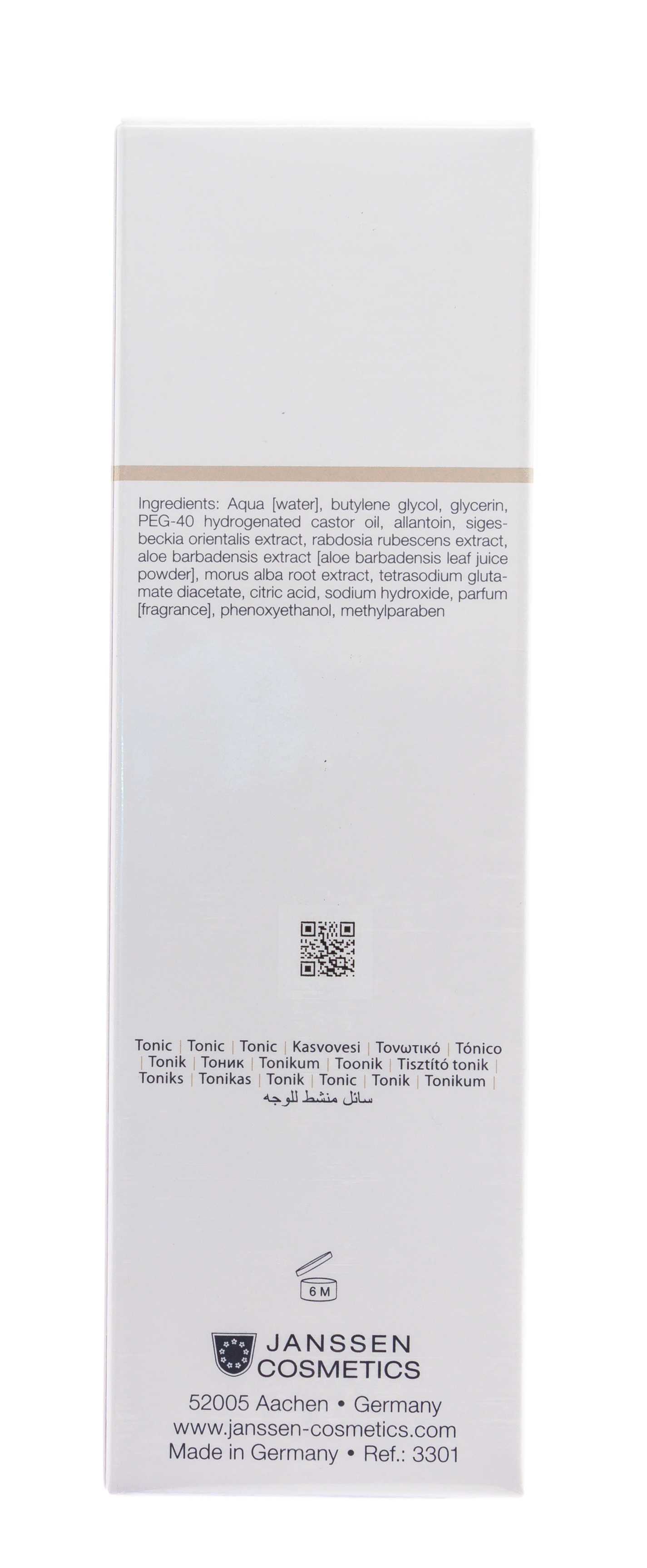 Янсен Косметикс Осветляющий тоник 200 мл (Janssen Cosmetics, Fair Skin) фото 6