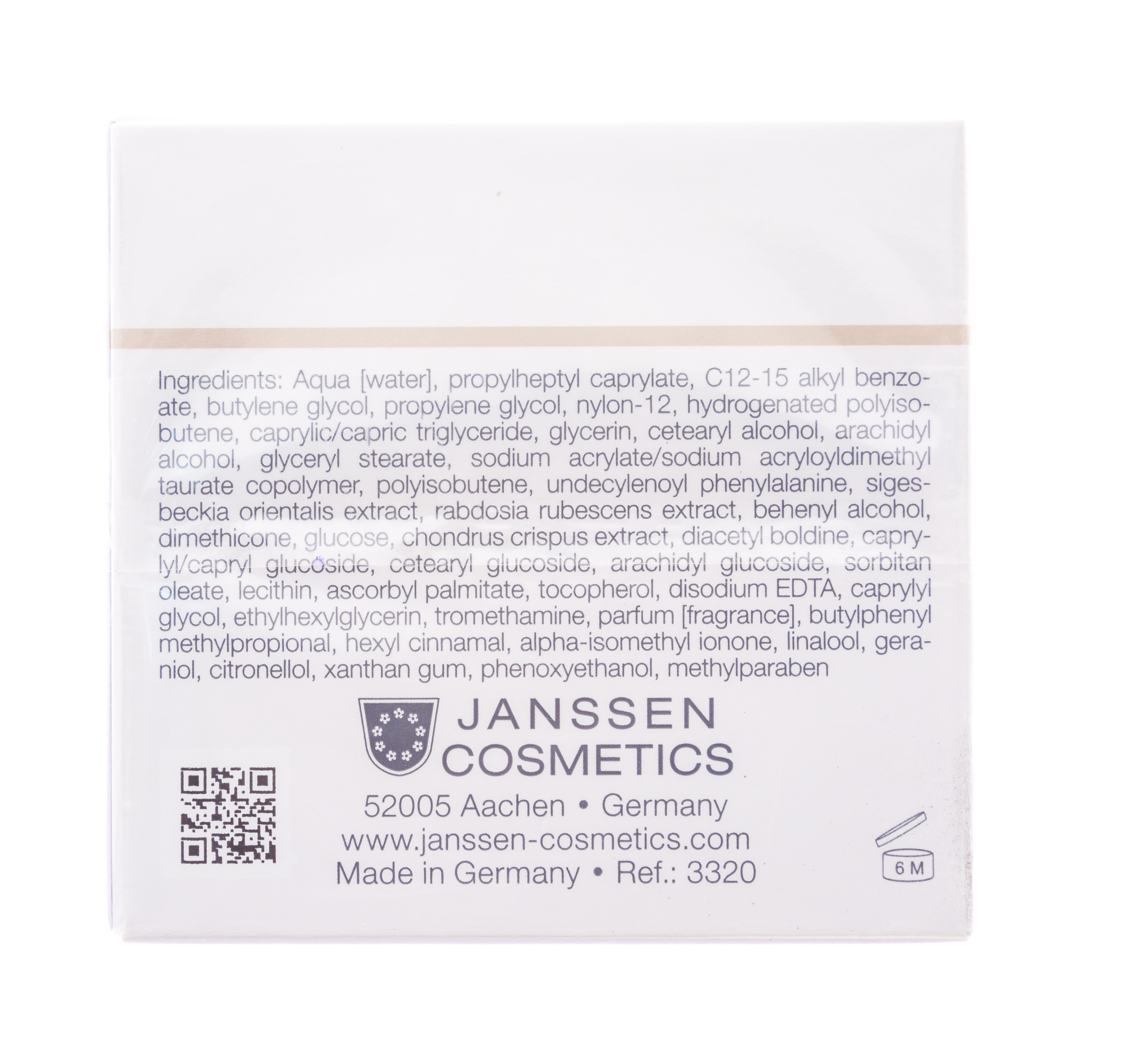 Янсен Косметикс Осветляющий ночной крем 50 мл (Janssen Cosmetics, Fair Skin) фото 3