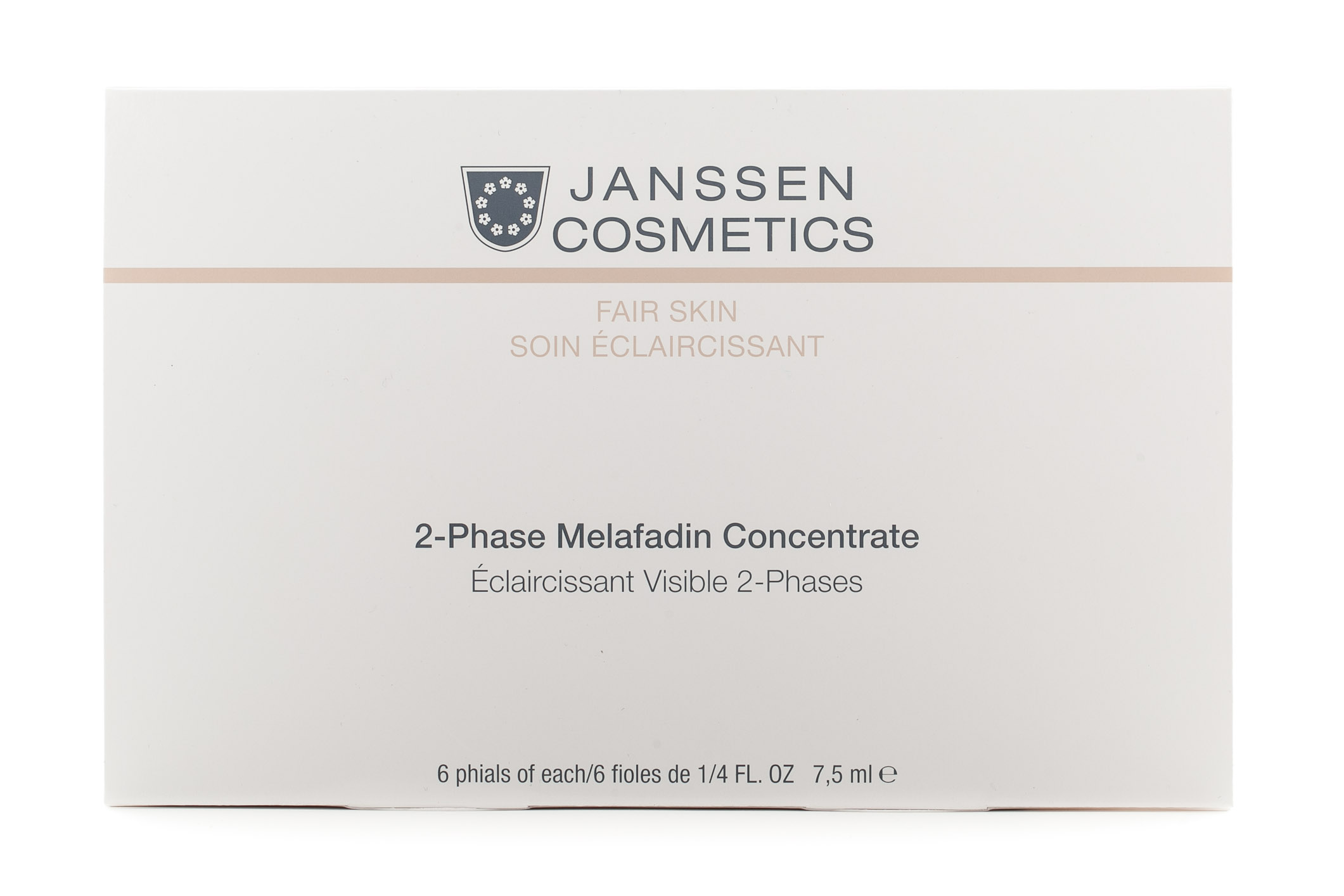 Янсен Косметикс Двухфазный осветляющий комплекс 6х7,5 мл (Janssen Cosmetics, Fair Skin) фото 0