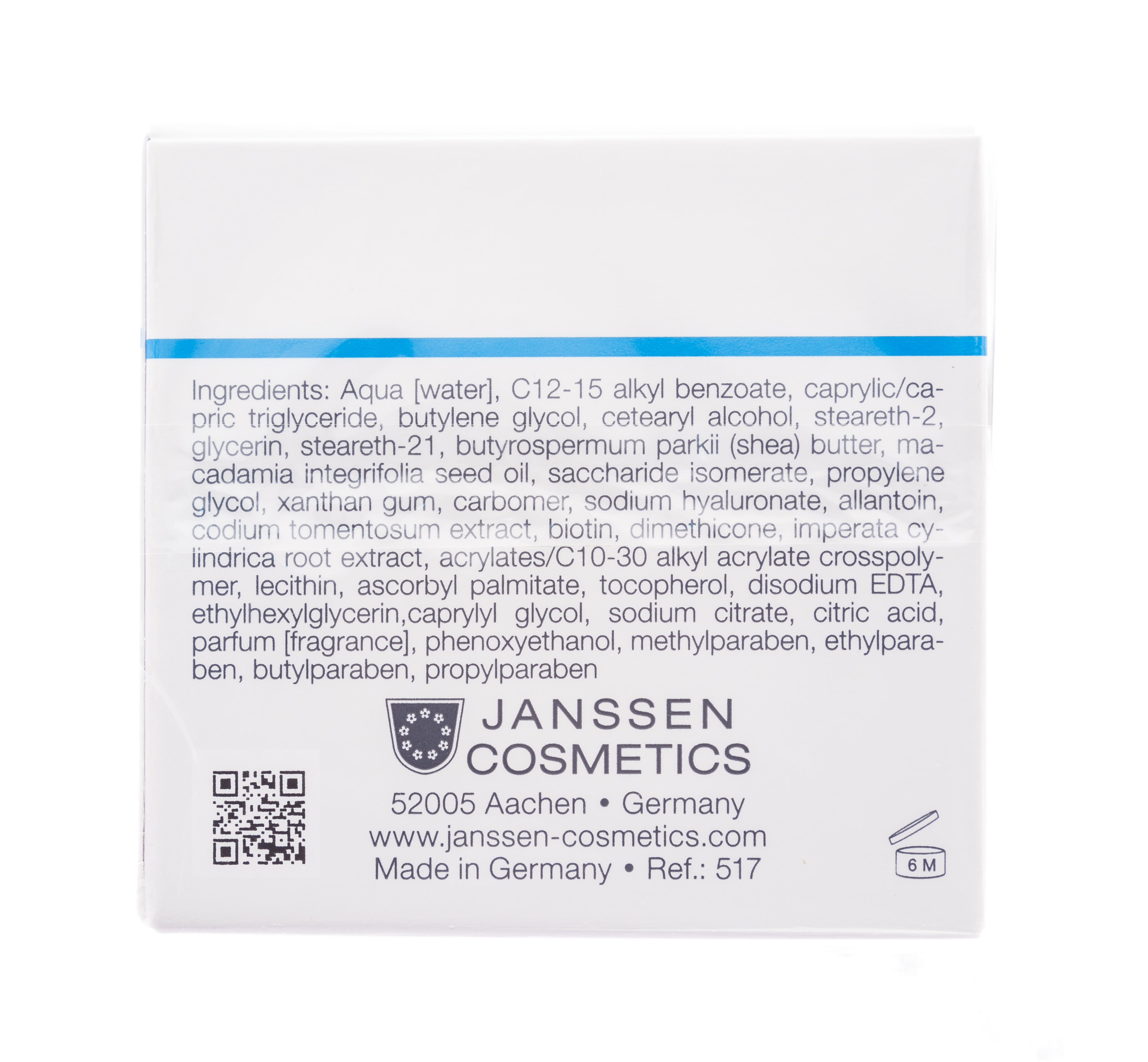 Янсен Косметикс Увлажняющий дневной крем (SPF-6) 50 мл (Janssen Cosmetics, Dry Skin) фото 4