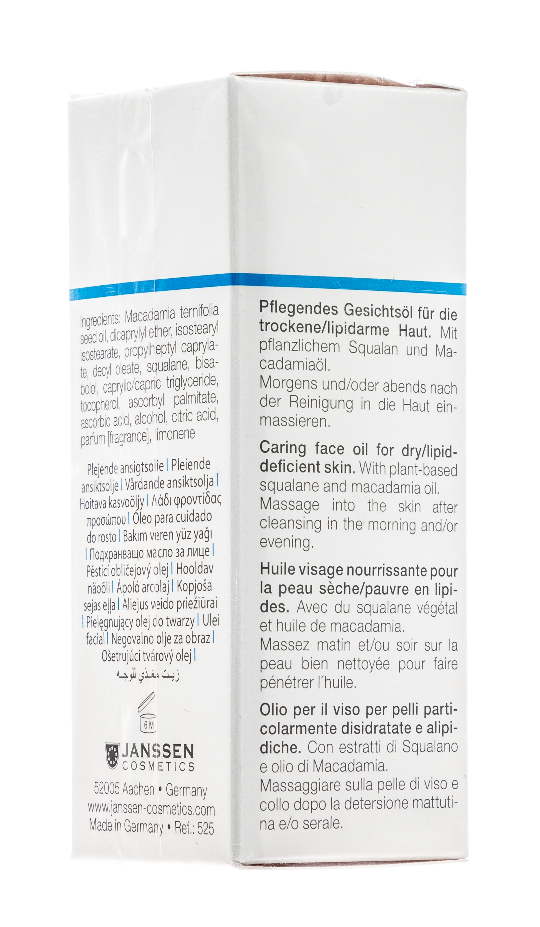 Янсен Косметикс Масло для восстановления гидролипидного баланса кожи 50 мл (Janssen Cosmetics, Dry Skin) Янсен Косметикс Масло для восстановления гидролипидного баланса кожи 50 мл (Janssen Cosmetics, Dry Skin) фото 7